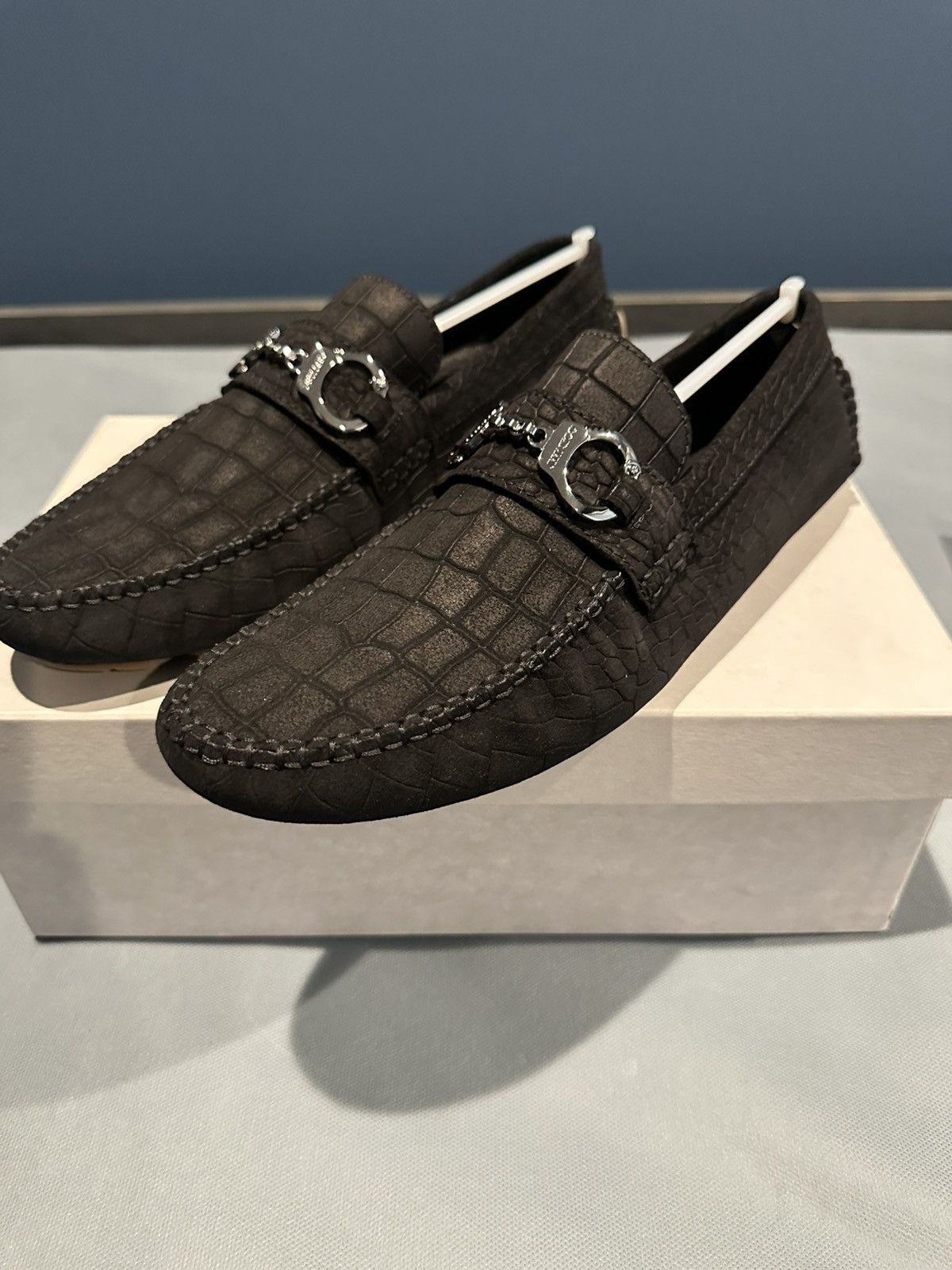 Jimmy Choo Jimmy choo brogan men’s croc embossed loafers size 12/45 Size US 12 / EU 45 - 2 Thumbnail