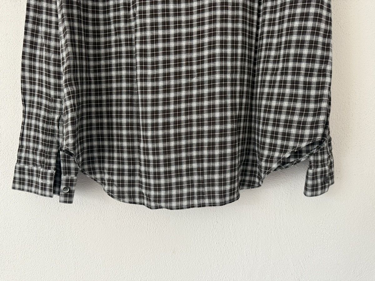 Dior Dior Grey Checkered Cotton Shirt with Chest Pockets Size US L / EU 52-54 / 3 - 12 Thumbnail
