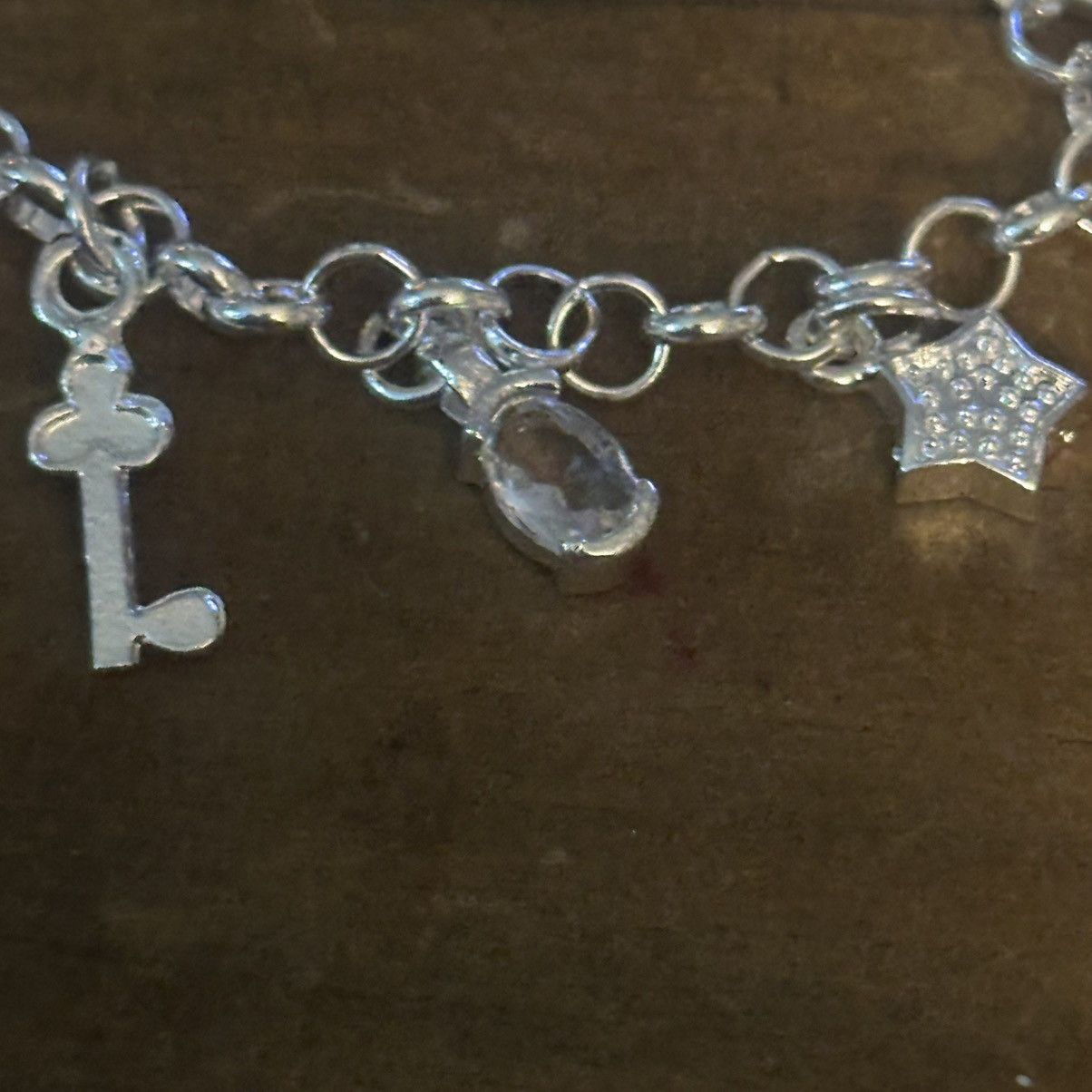 Other 925 silver rhinestone charm bracelet Size ONE SIZE - 6 Thumbnail