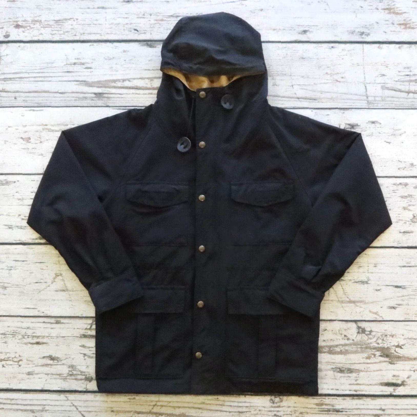 Vintage Oregonian Outfitters Parka Jacket Men XS S Black 60/40 Nylon Made in USA VTG Hiking Size US S / EU 44-46 / 1 - 2 Thumbnail