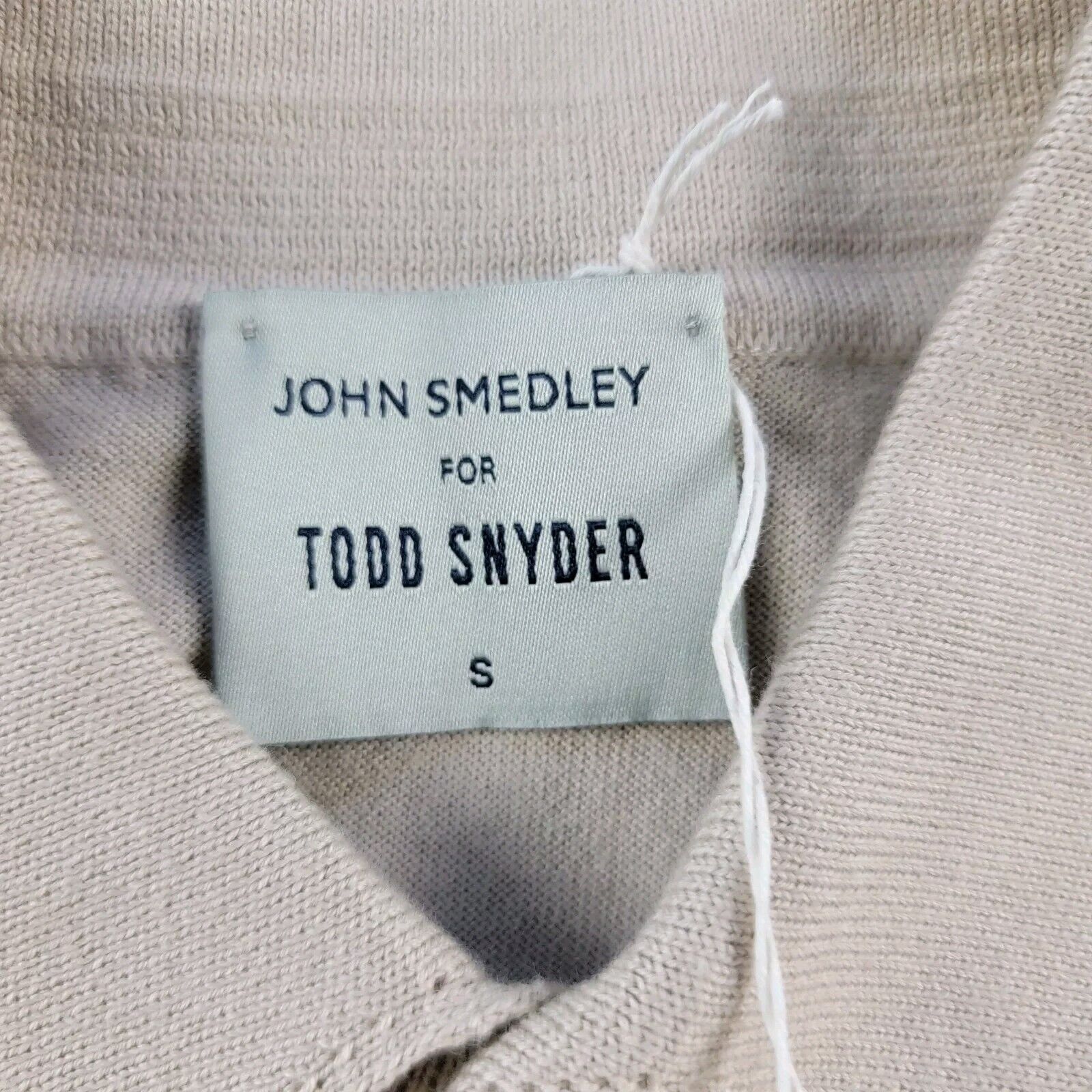 John Smedley John Smedley x Todd Snyder Cotton Adrian Polo Shirt Size US S / EU 44-46 / 1 - 3 Thumbnail