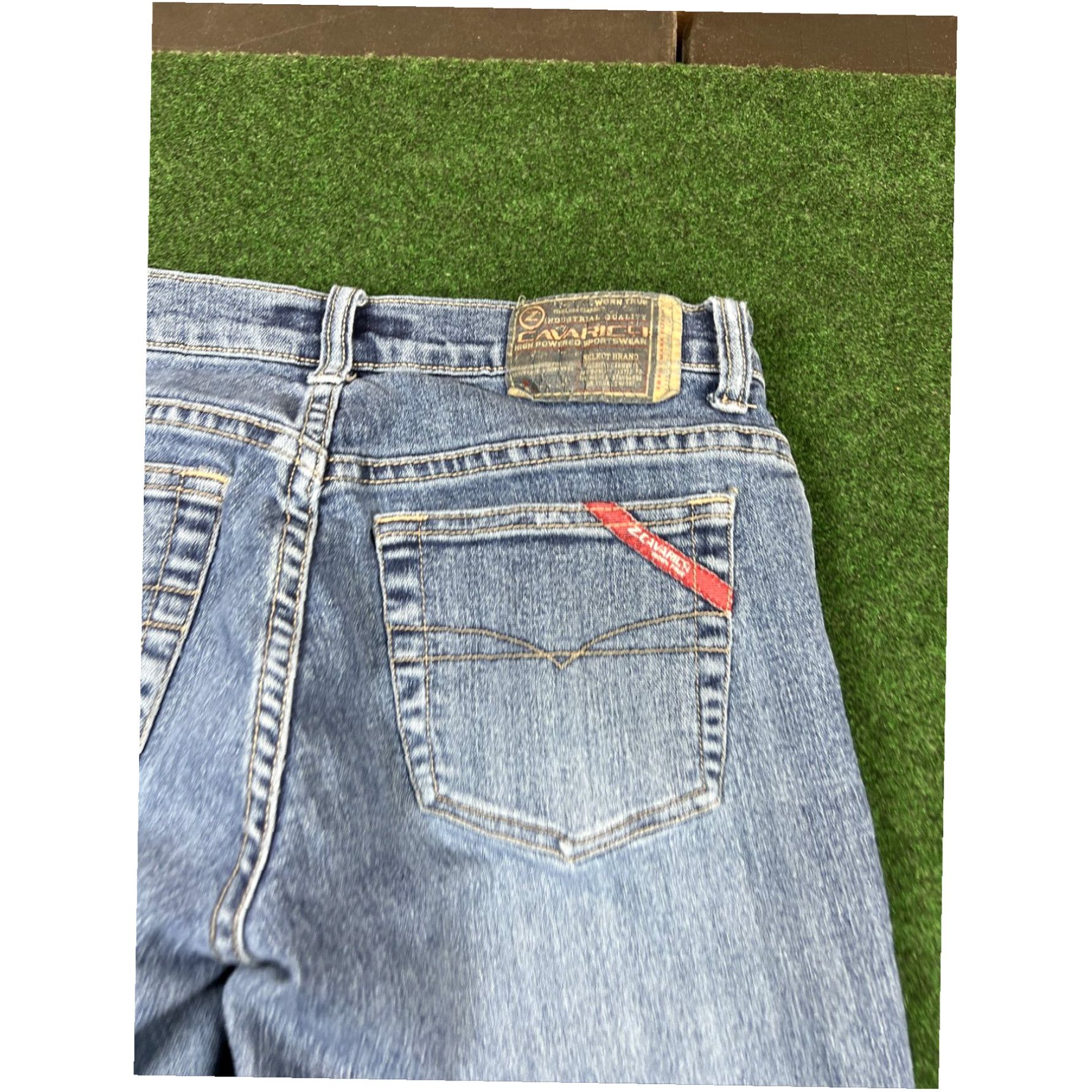 Vintage Vintage 90s Z Cavaricci Jeans Bootcut Blue Womens Size 5 Measure 26x25 Size 27" / US 4 / IT 40 - 3 Thumbnail