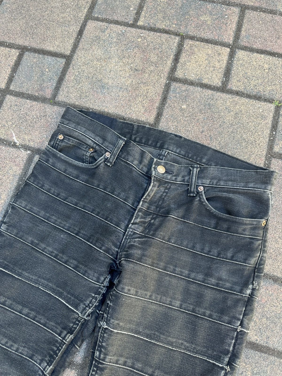 Hysteric Glamour Hysteric Glamour Black Hagi Denim Size US 31 - 2 Thumbnail