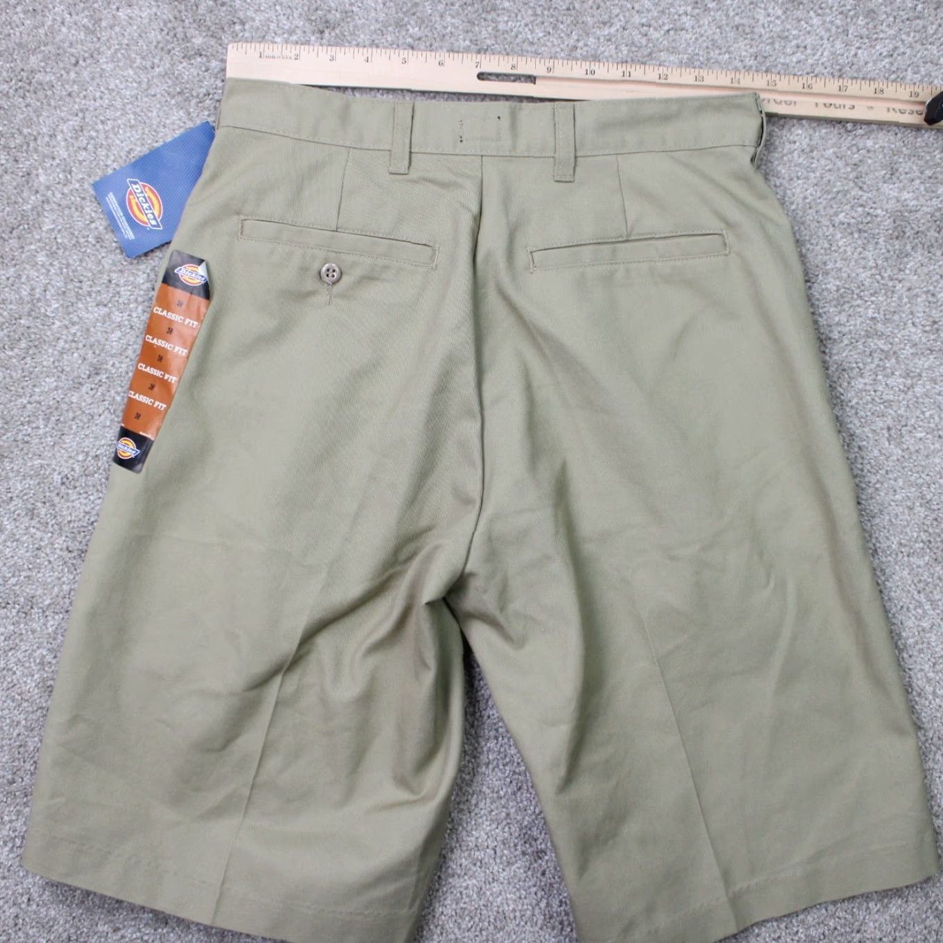 Dickies Dickies Shorts Mens 30 Beige Classic Fit Flat Front Wrinkle Resistant Casual Workwear 5-Pocket Summer Spring Size US 30 / EU 46 - 7 Thumbnail