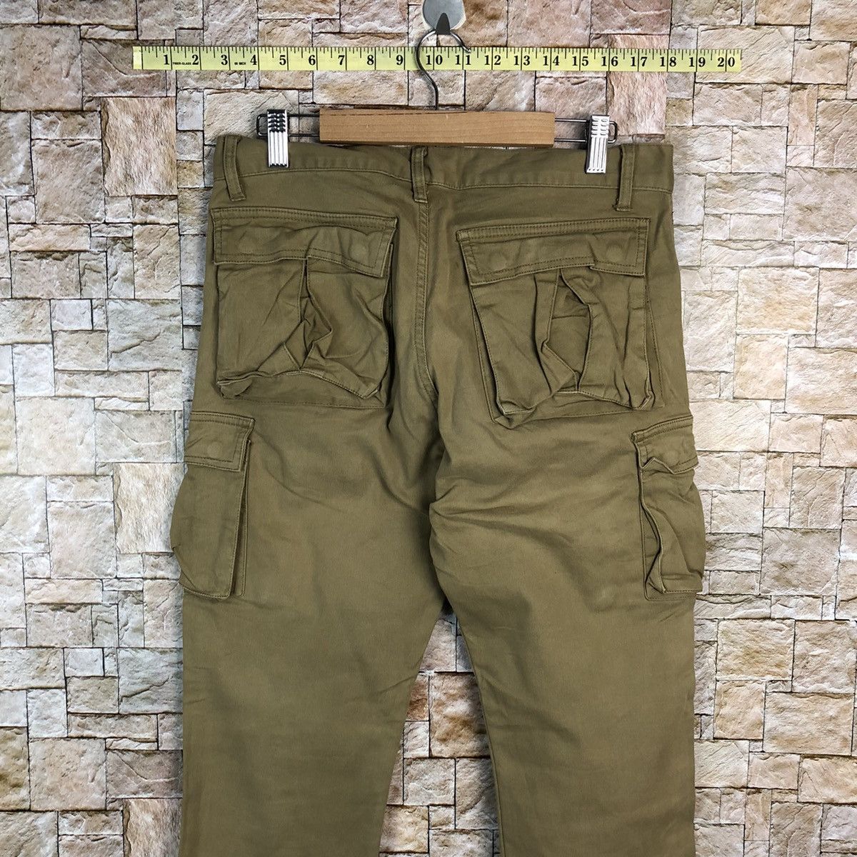 Japanese Brand Louxs Work Union Brown Cargo Multipocket Pants #A649 Size US 32 / EU 48 - 17 Thumbnail