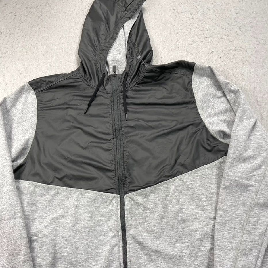 Rhone Rhone Jacket Mens XL Gray Tech Terry Hoodie Hybrid Full Zip Gym Activewear Size US XL / EU 56 / 4 - 3 Thumbnail