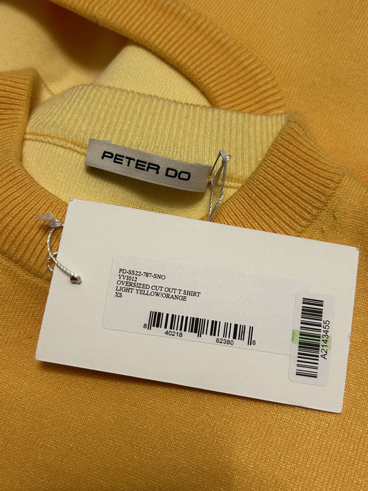 Peter Do SS22 Oversized Cut Out Shirt Size US XS / EU 42 / 0 - 5 Thumbnail