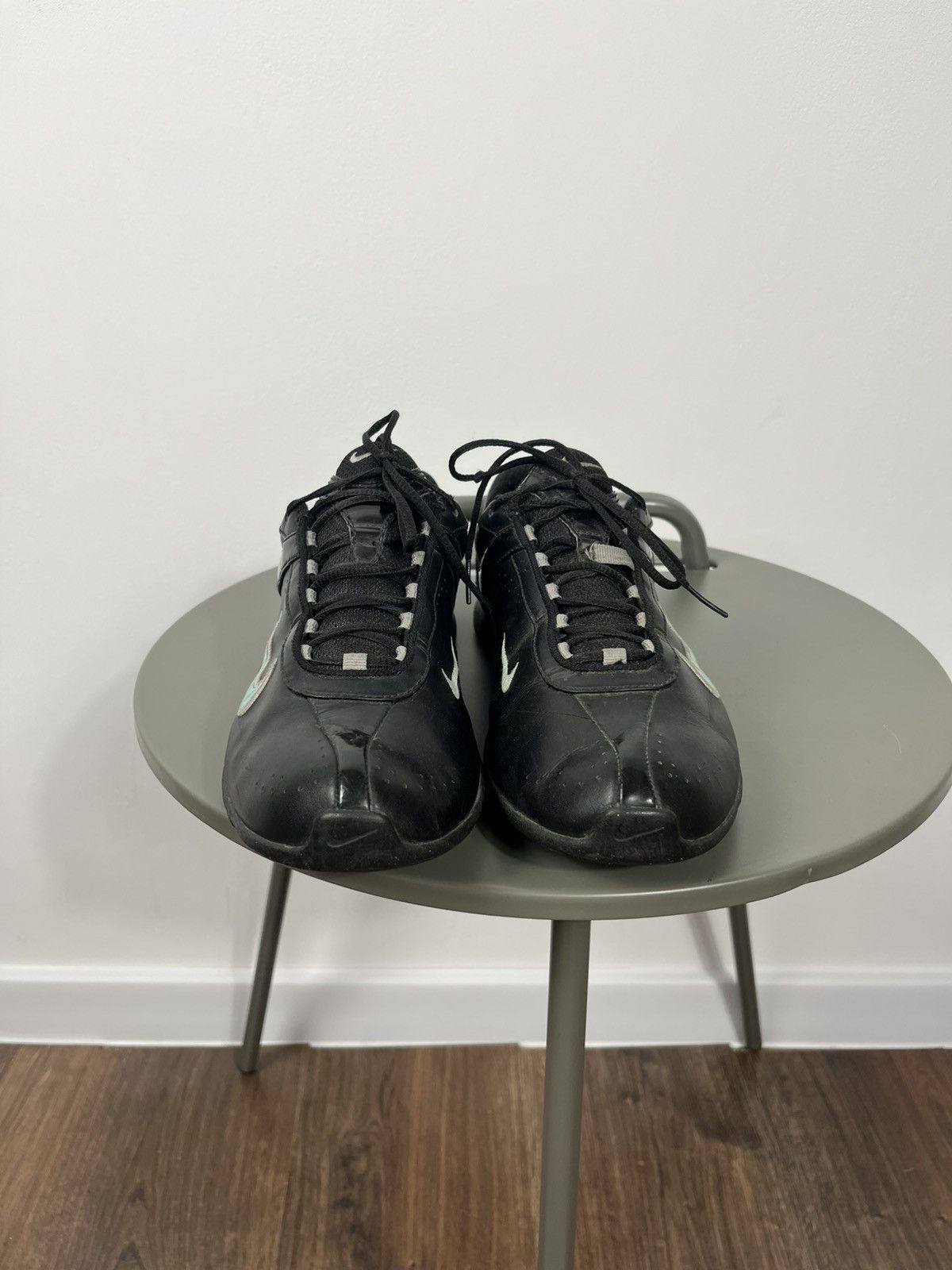 Nike Vintage Nike Air Black Leather Sneakers Women’s US 8.5 Size US 8.5 / IT 38.5 - 3 Thumbnail