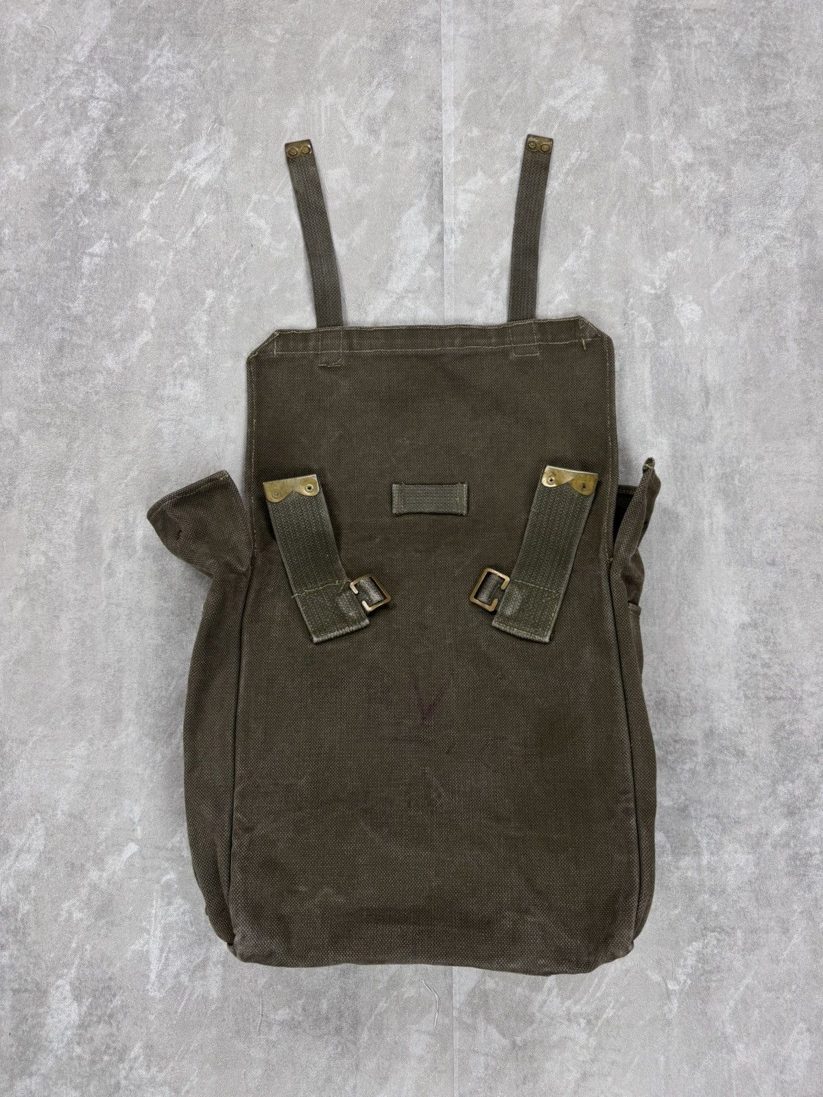 Other Vintage military canvas Biker Bag Motorcycle back bag Size ONE SIZE - 11 Thumbnail