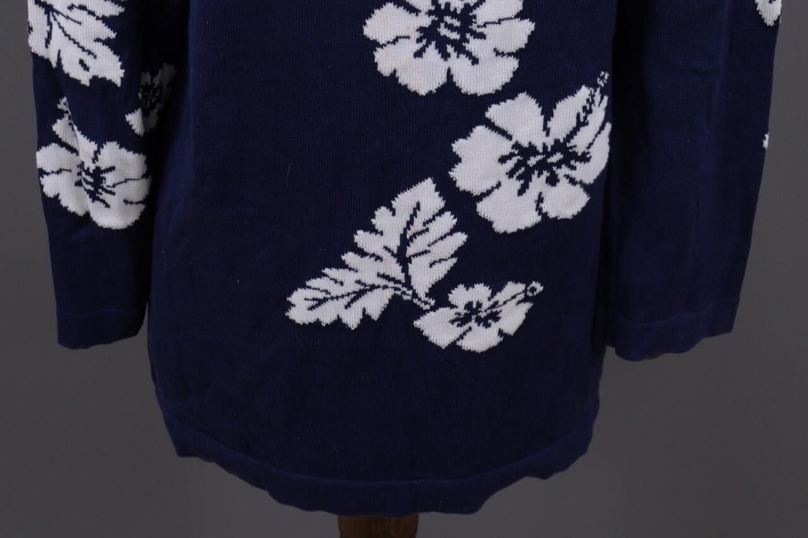 Escada Escada Margaretha Ley Blue Floral Dress Size 36 Size M / US 6-8 / IT 42-44 - 12 Thumbnail