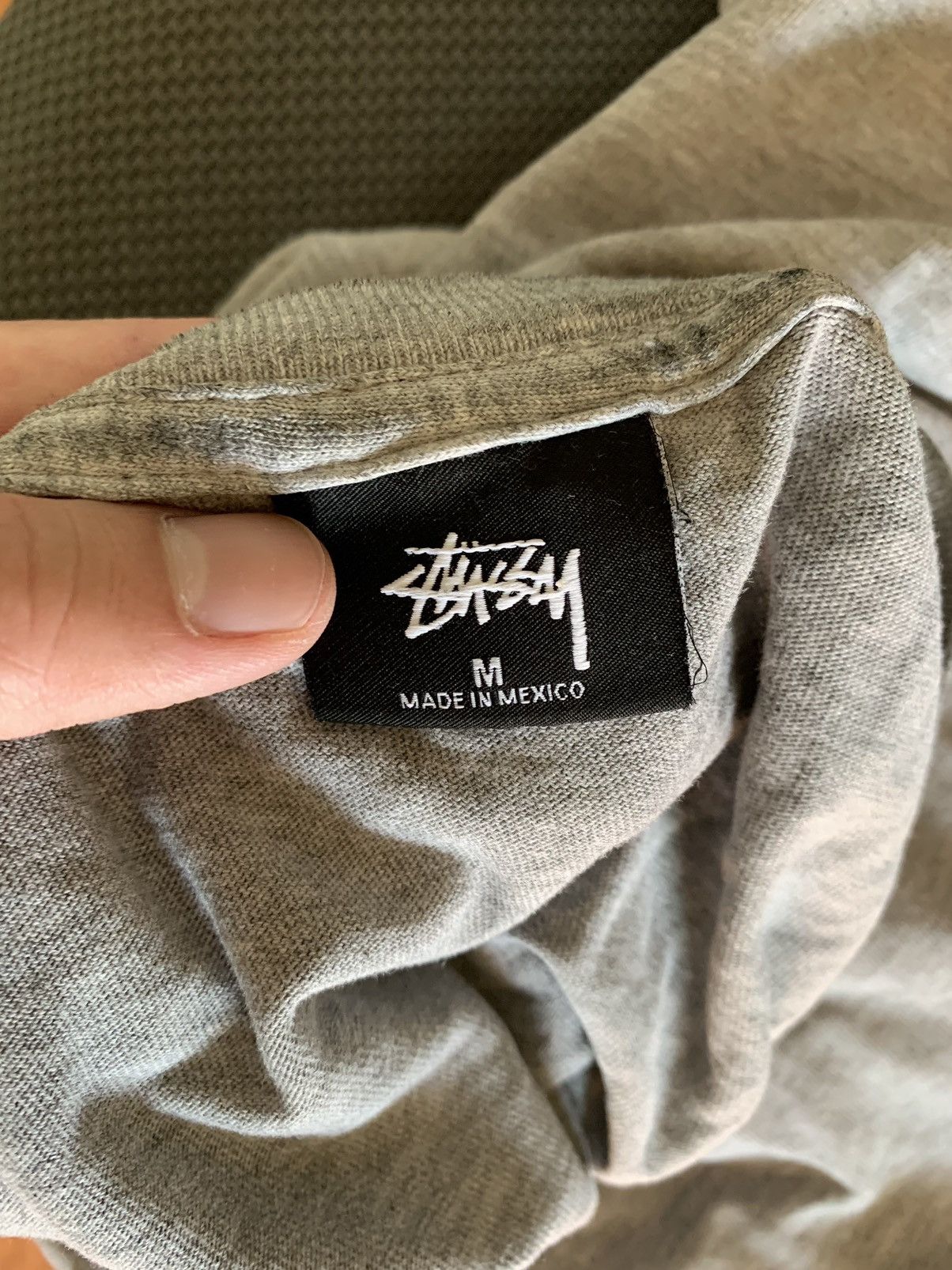 Stussy Stussy Grey Graphic Tee Size US M / EU 48-50 / 2 - 4 Thumbnail