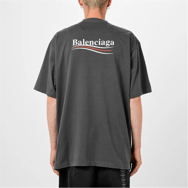 Balenciaga Bal Politicl Crk OS Sn42 Size US L / EU 52-54 / 3 - 3 Thumbnail