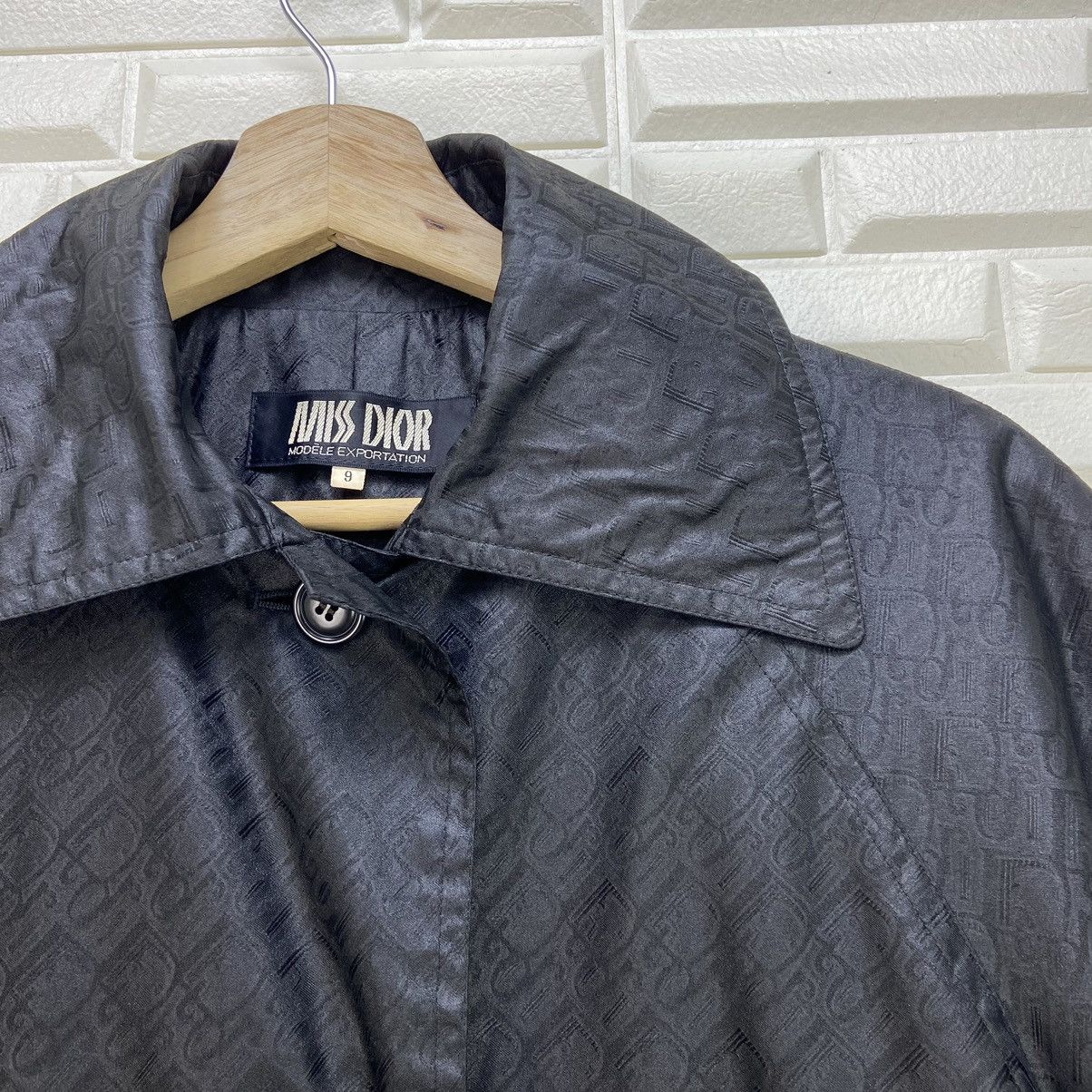 Vintage Miss Dior Modele Exportation Monogram Long Jacket Size M / US 6-8 / IT 42-44 - 10 Thumbnail