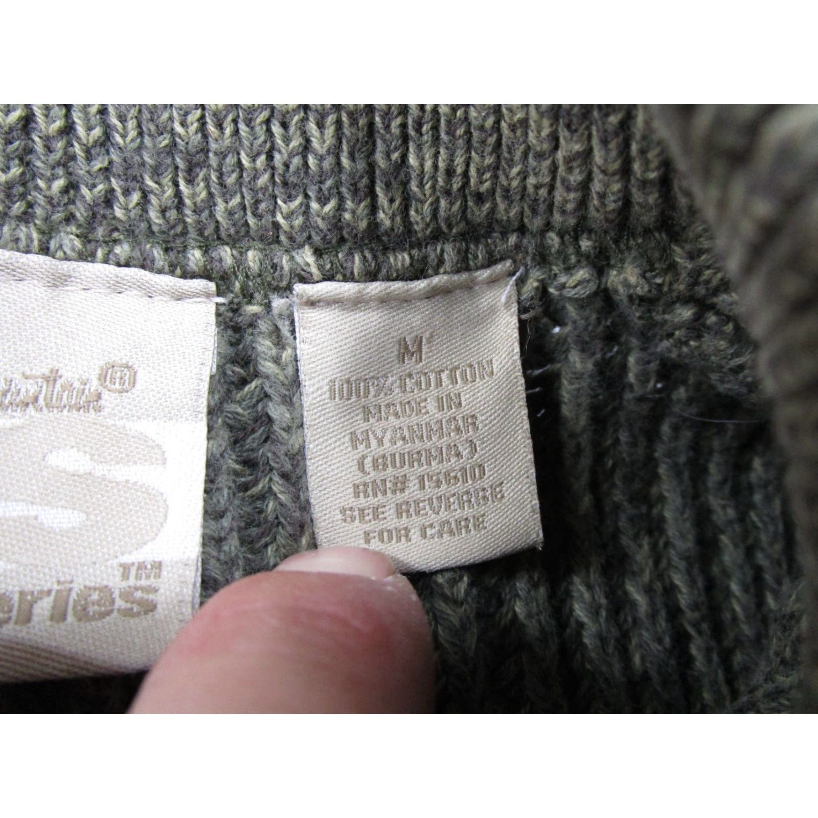 Vintage VINTAGE Gander Mountain Sweater Pullover Shirt Men M Green 90s 90s Knit Cotton Button Winter Fall Casual Mens Size US M / EU 48-50 / 2 - 3 Thumbnail