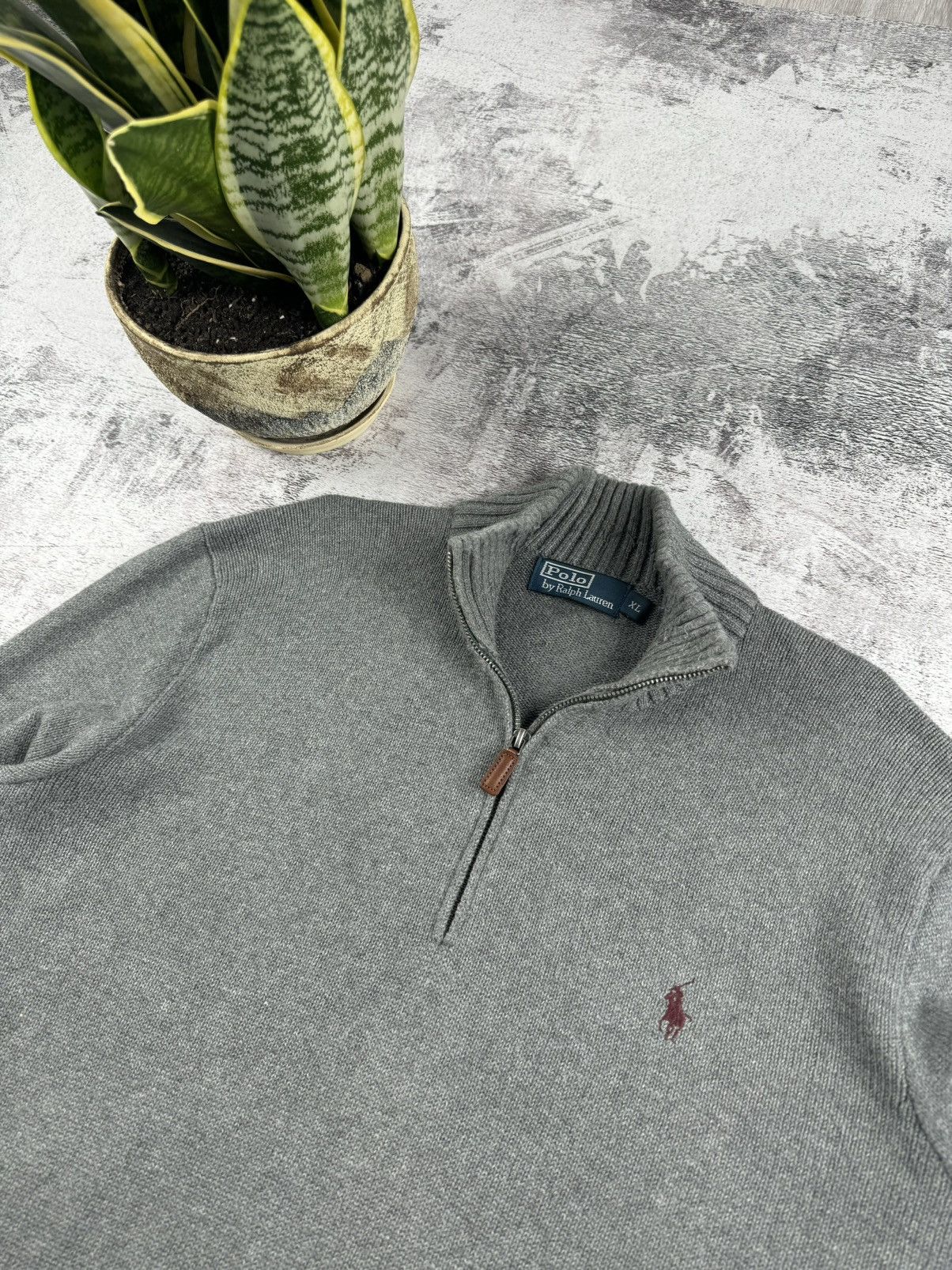 Polo Ralph Lauren Polo Ralph Lauren Knited Old Money 1/3 Zip Sweater Pullover Size US XL / EU 56 / 4 - 6 Thumbnail