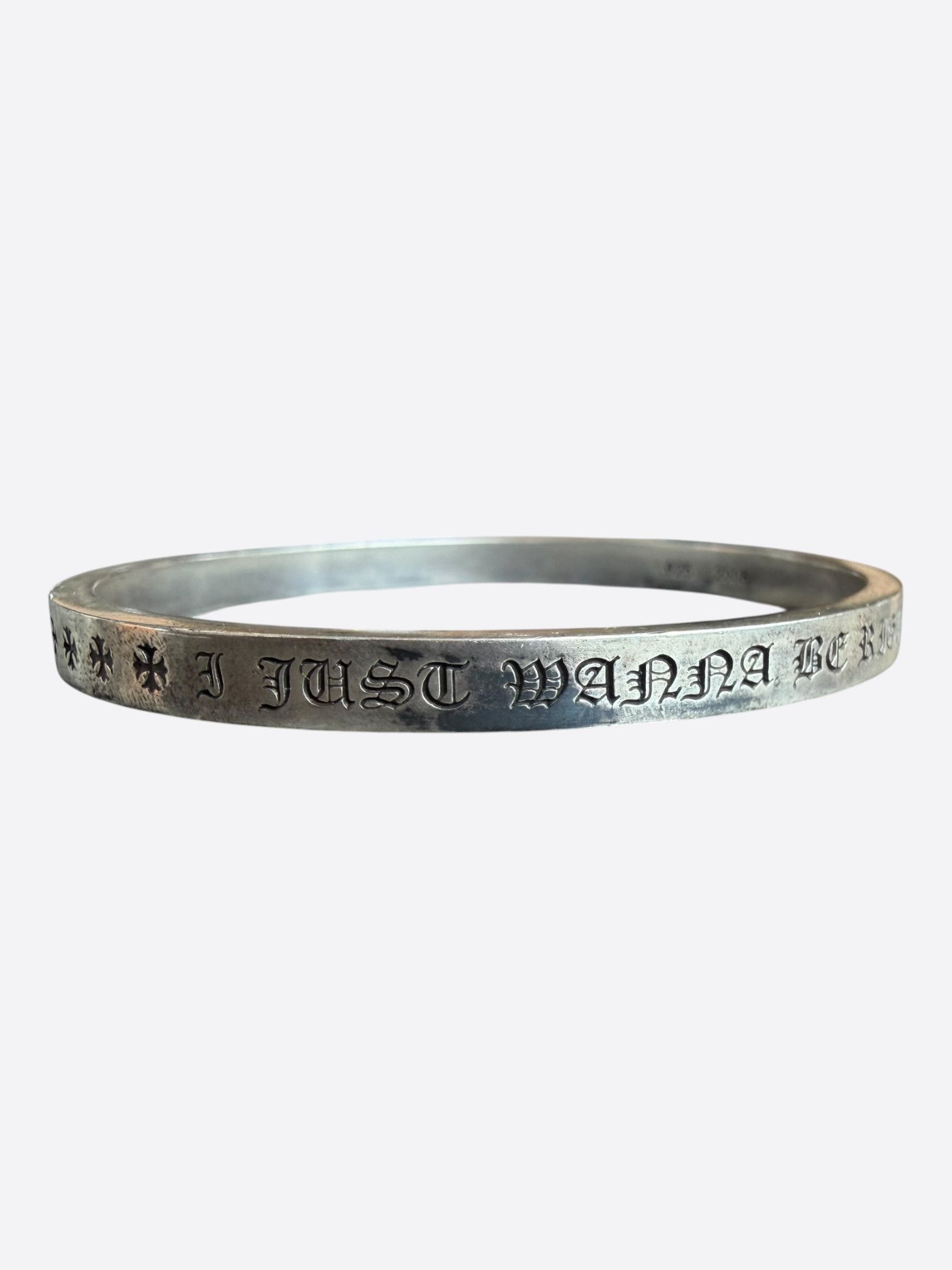 Chrome Hearts Chrome Hearts Silver Spacer Bangle Bracelet Size ONE SIZE - 2 Thumbnail