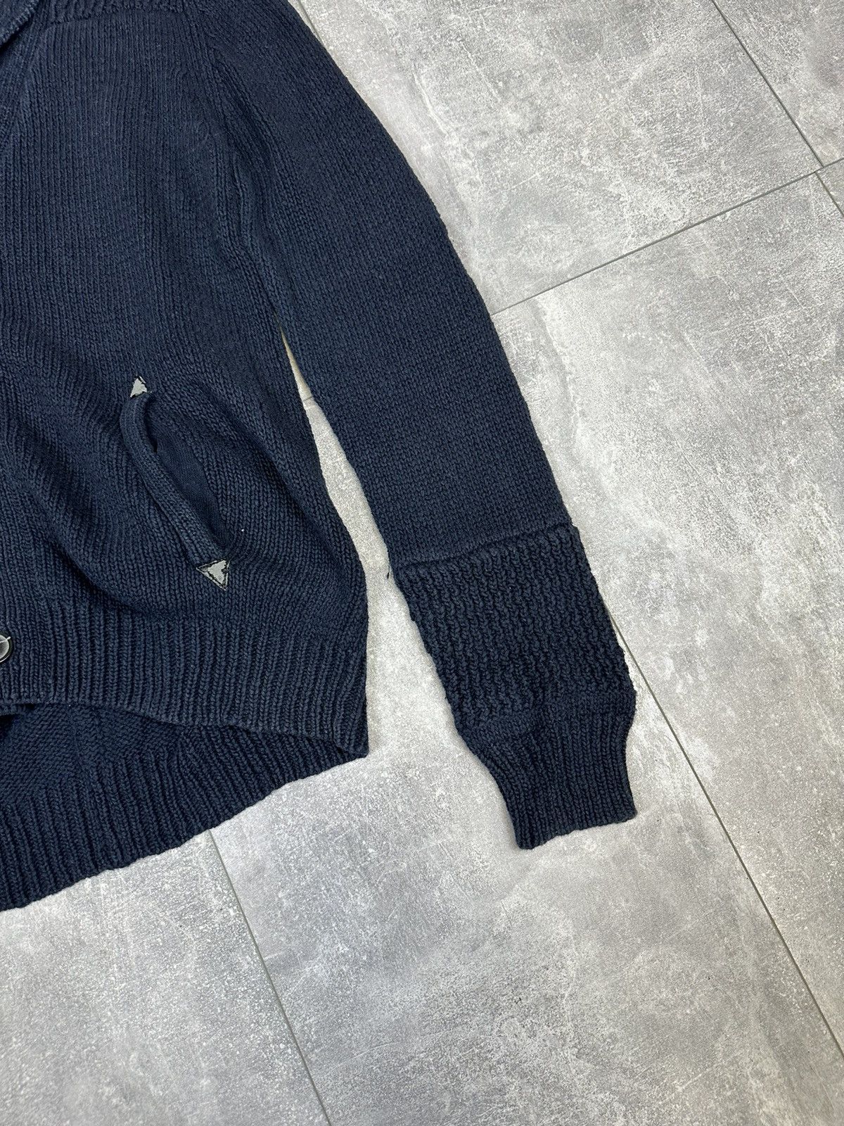 Sandro Men’s luxury vintage Sandro linen knitwear cardigan Size US M / EU 48-50 / 2 - 3 Thumbnail