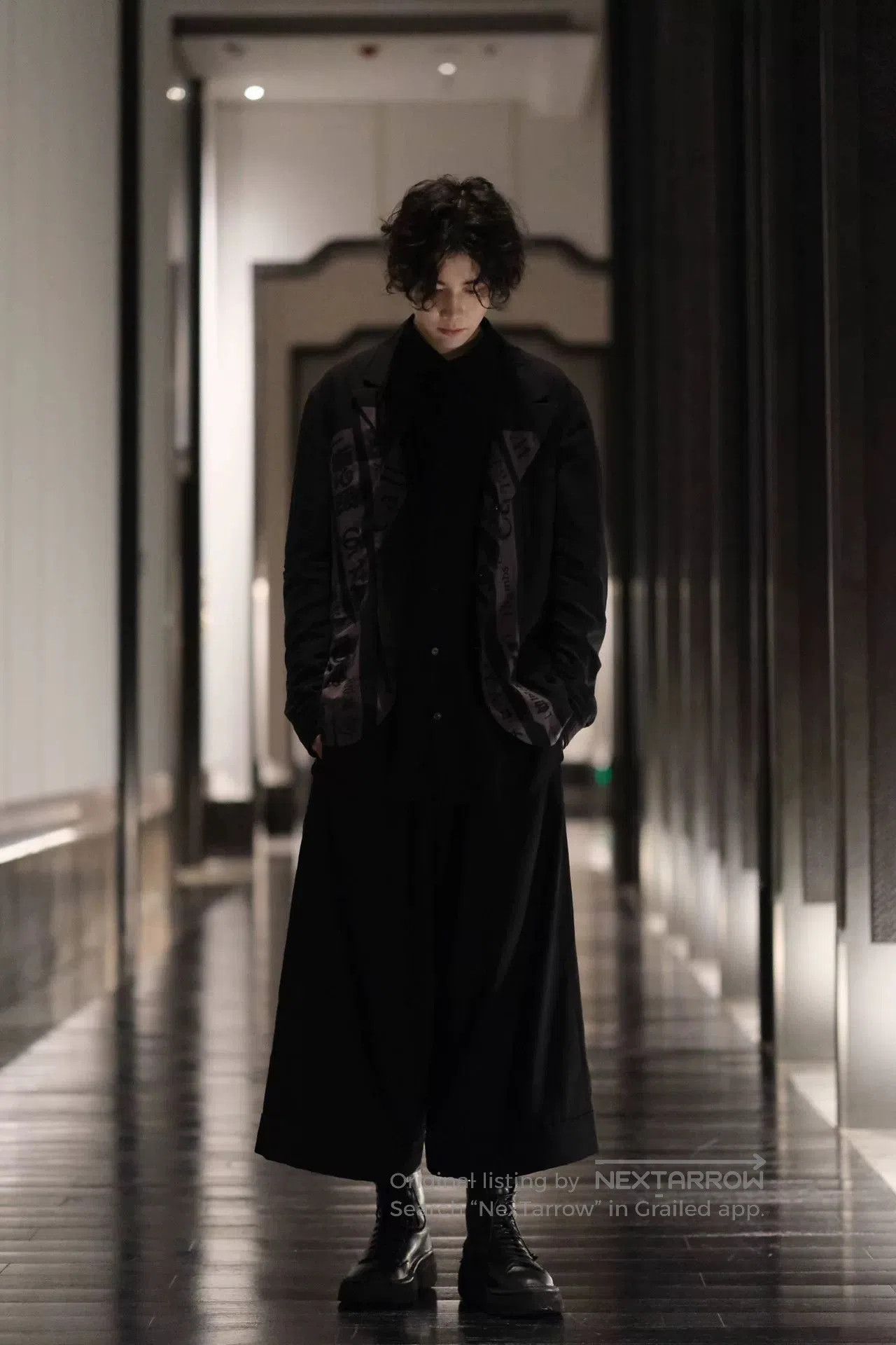 Yohji Yamamoto Yohji Yamamoto Black Character Suit Jacket. Size US M / EU 48-50 / 2 - 9 Thumbnail