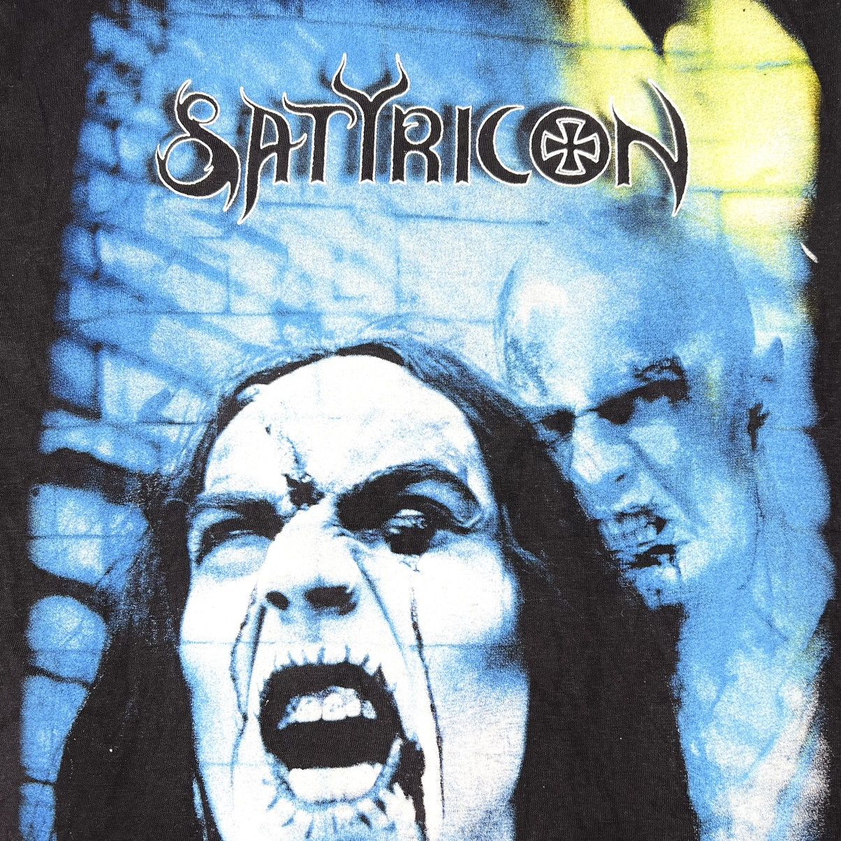 Band Tees Vintage 1999 Satyricon ‘Rebel Extravaganza’ Cut Off T Shirt Size US L / EU 52-54 / 3 - 4 Thumbnail