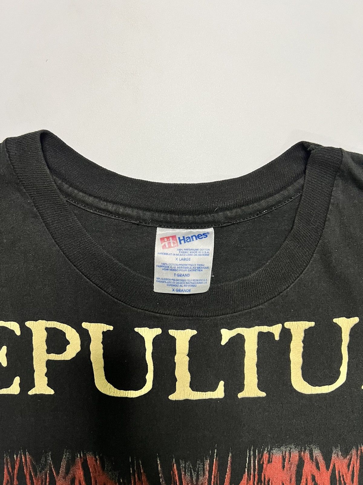 Band Tees × Vintage RARE Vintage 90s Sepultura by Backstagepass version T-Shirt Size US XL / EU 56 / 4 - 4 Thumbnail