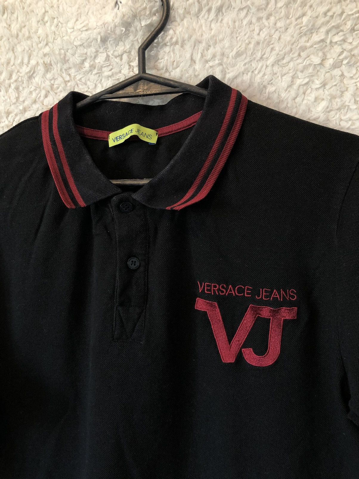 Versace Polo Shirt Versace Jeans Logo Black Size US M / EU 48-50 / 2 - 2 Thumbnail