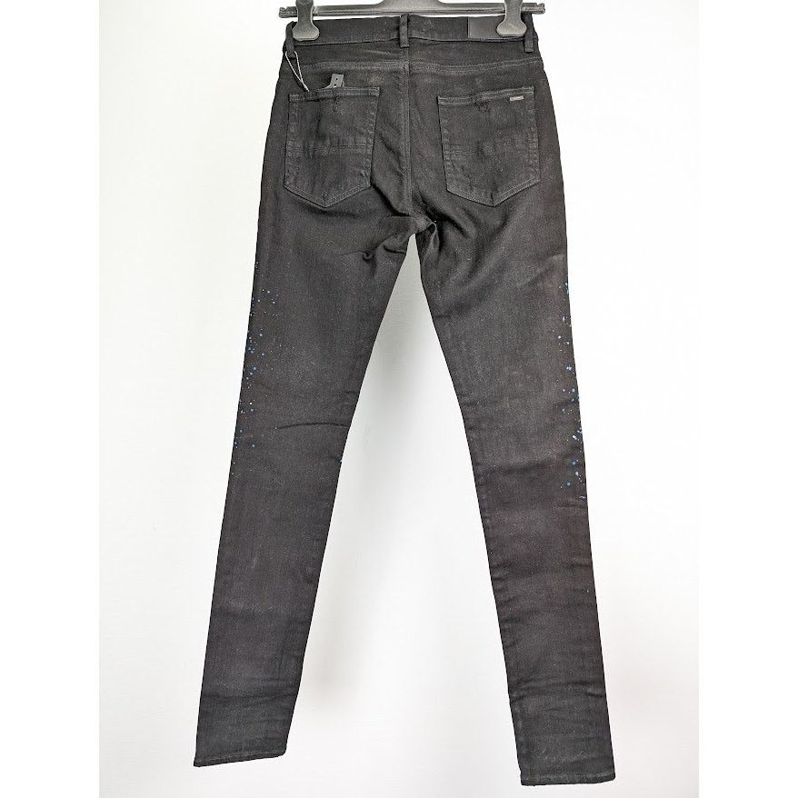 Amiri o1rshd1 Crystal Painted Pants in Black Size US 32 / EU 48 - 13 Thumbnail