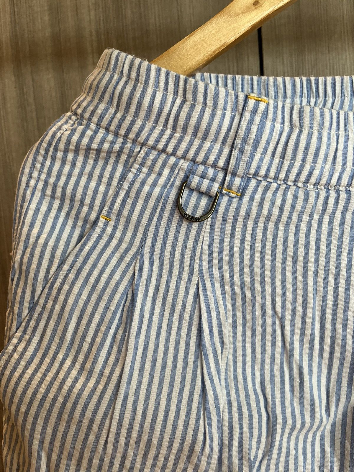 Drew House Drew House Seersucker Blue White Stripe Church Pants Size US 30 / EU 46 - 2 Thumbnail