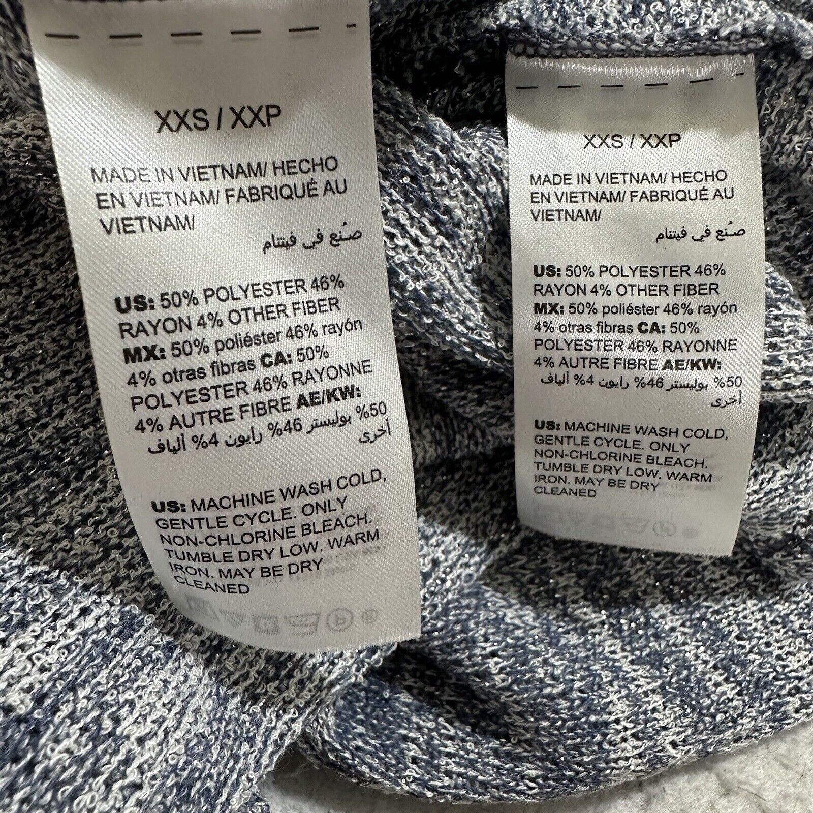 White House Black Market White House Black Market XXS Heathered Blue Tank + Sweater Size XXS / US 00 / IT 34 - 14 Thumbnail