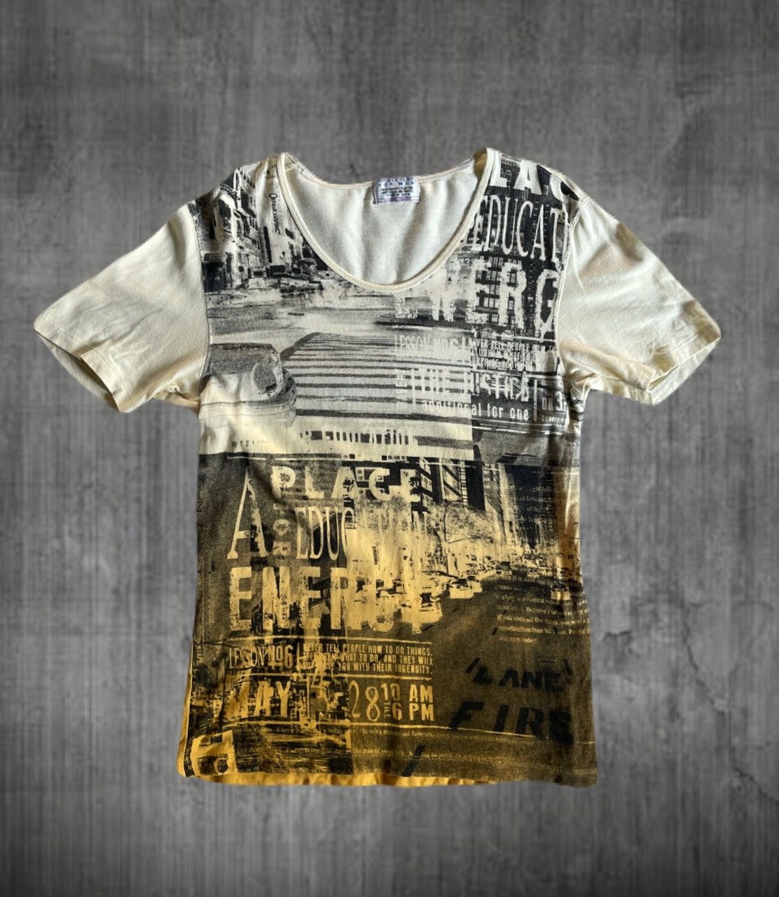 If Six Was Nine 2000s Japanese archive Vkei Poem Gradation Tee Y2K Gyaruo Size US S / EU 44-46 / 1 - 1 Thumbnail