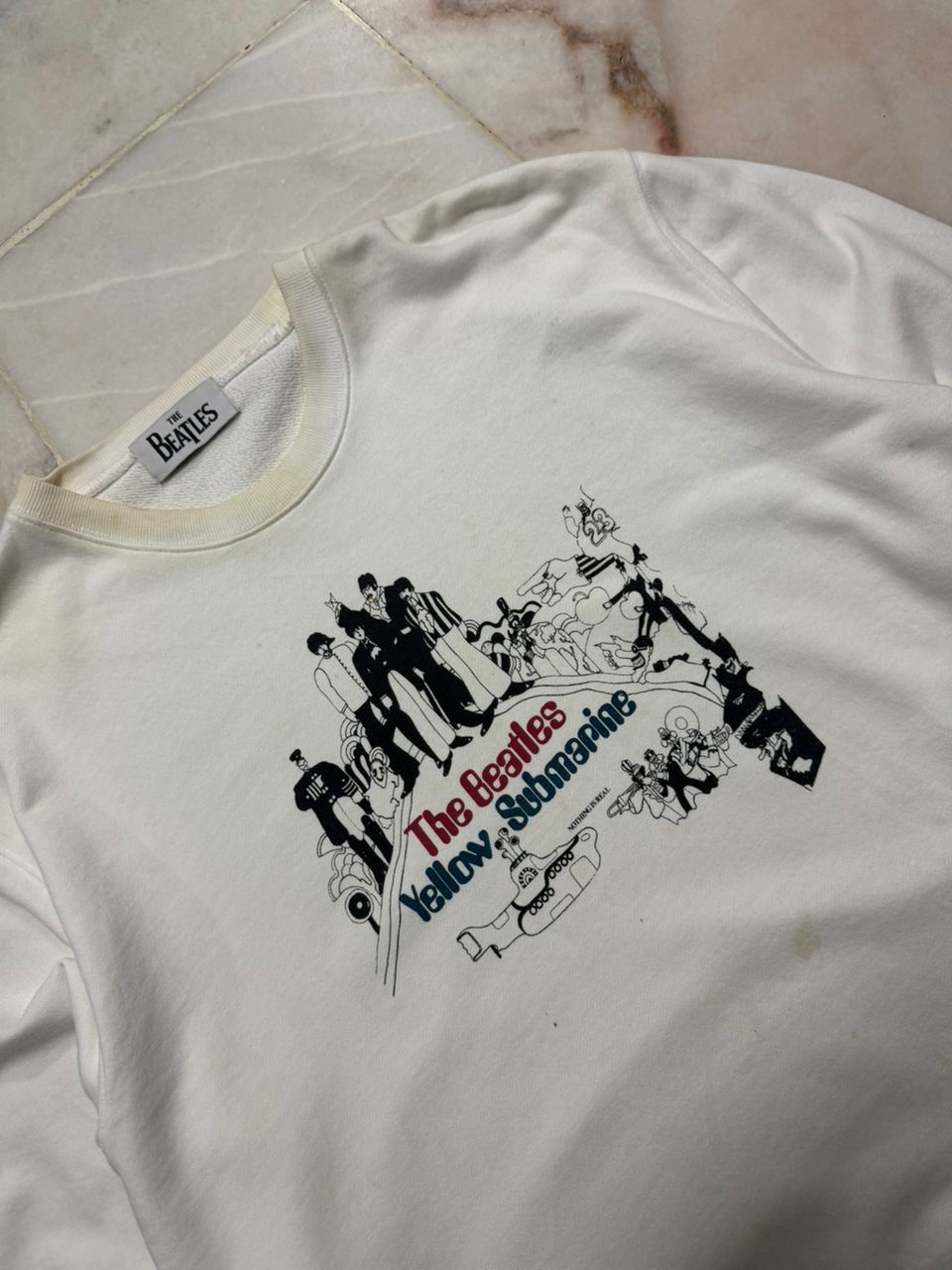 Rap Tees The Beatles Yellow Submarine Sweatshirt Promo Subafilms Size US L / EU 52-54 / 3 - 5 Thumbnail
