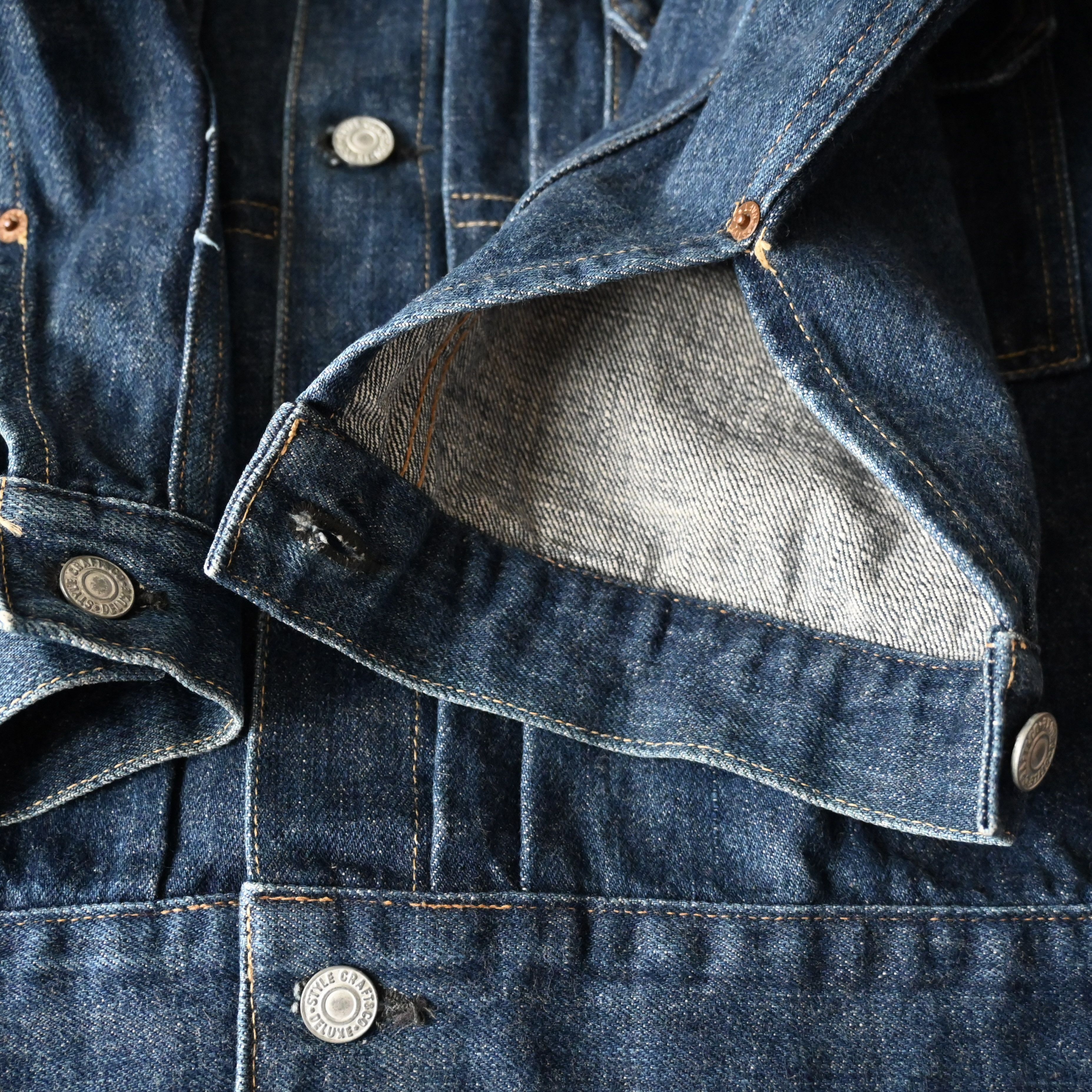 Japanese Brand VTG 1990s anonymous store brand type II trucker jacket Size US S / EU 44-46 / 1 - 19 Thumbnail