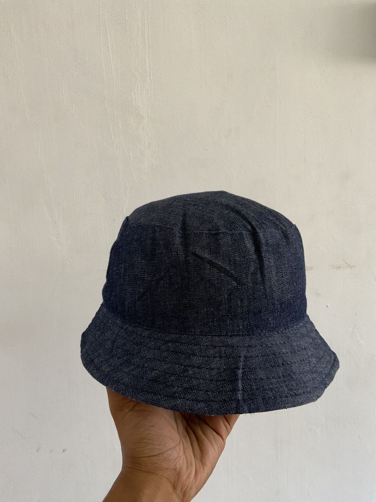 Japanese Brand Reversible Denim Designer inspired Burberry Hat Size ONE SIZE - 4 Thumbnail
