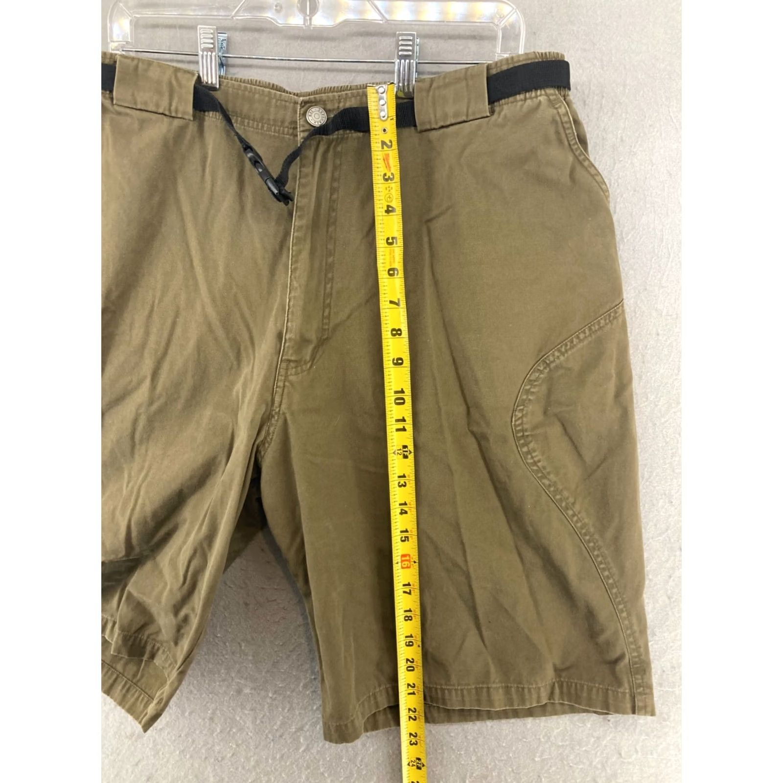 Vintage REI Mens Shorts Bermuda XL Brown Cotton Front Flat 9in Inseam Regular Comfort Pockets Outdoor Vintage No Men Size US 36 / EU 52 - 3 Thumbnail