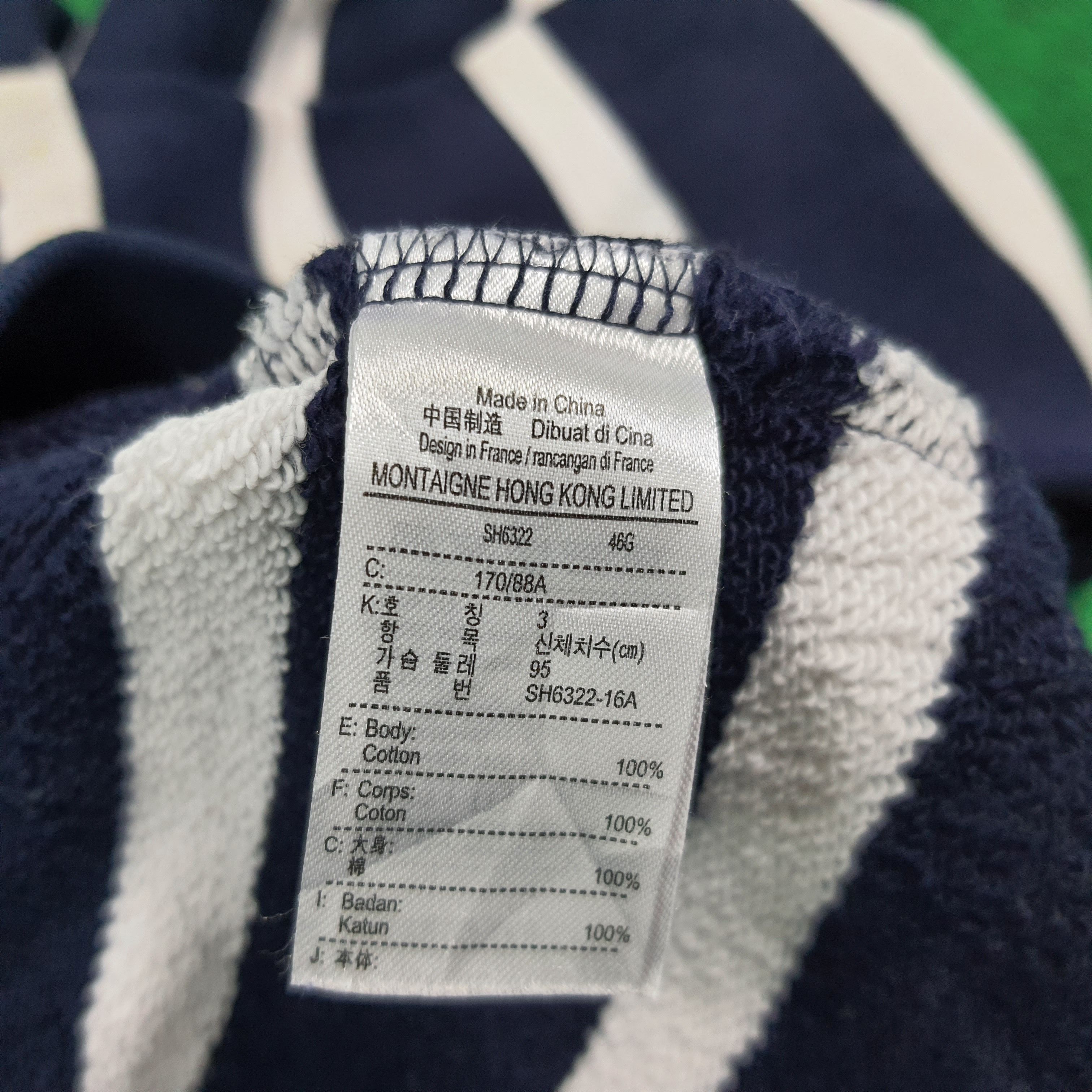 Lacoste Vintage Lacoste Designer Stripes Sweatshirt C282N2 Size US S / EU 44-46 / 1 - 5 Thumbnail