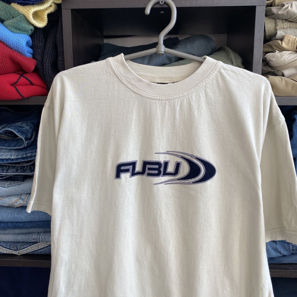 Fubu Vintage 90’s Fubu Big Logo Opium y2k streetwear tee Size US M / EU 48-50 / 2 - 2 Thumbnail