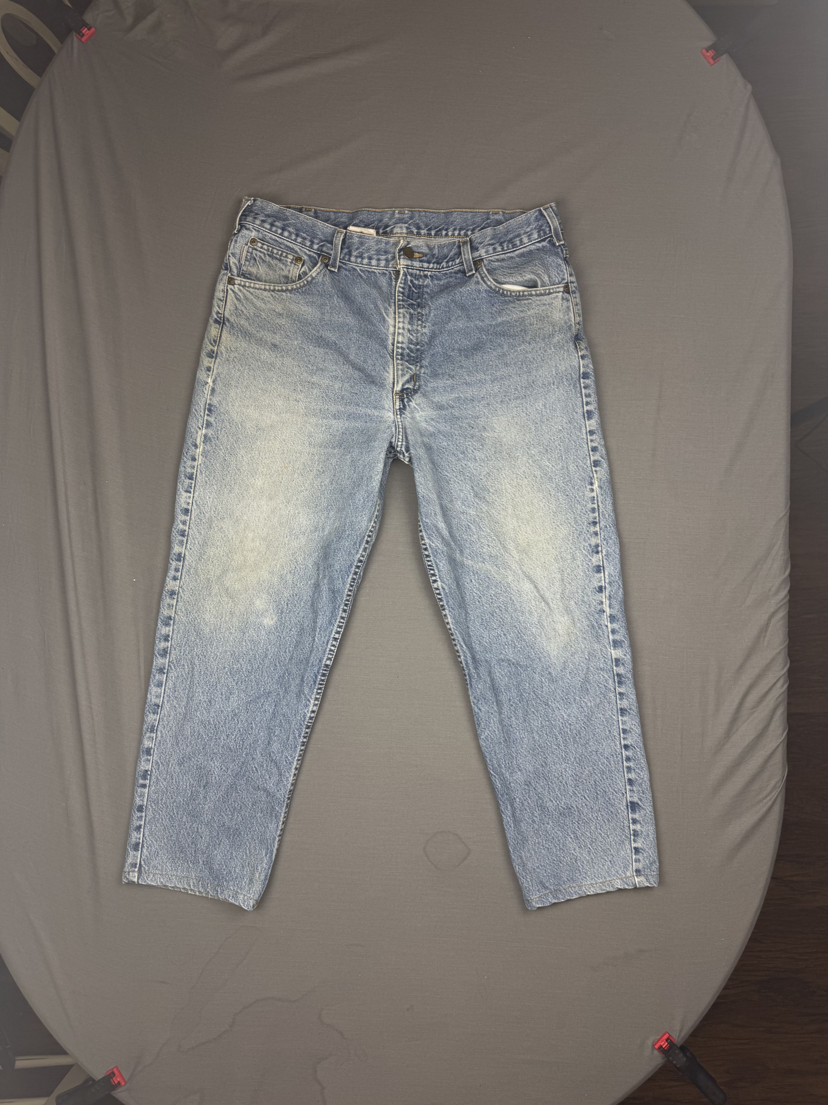 Carhartt Vintage Carhartt Jeans 36x28 Relaxed Fit Denim Distressed Size US 36 / EU 52 - 3 Thumbnail