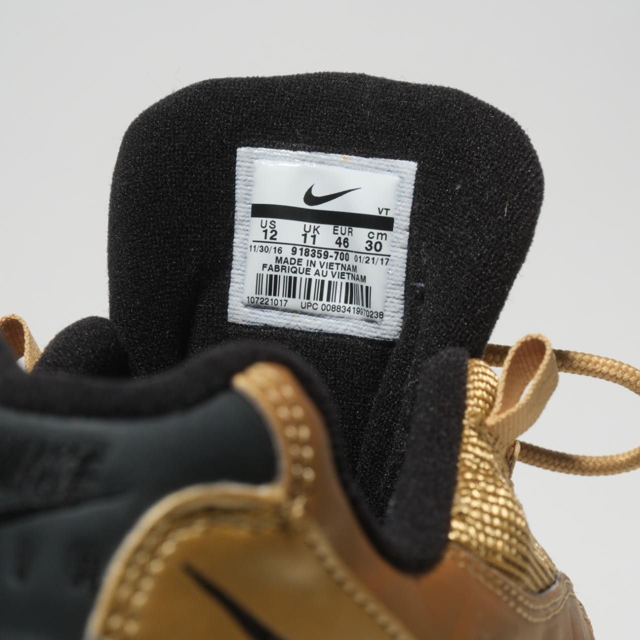 Nike Nike Air Max 95 OG QS 'Gold Bullet' 2017 Size US 12 / EU 45 - 8 Thumbnail
