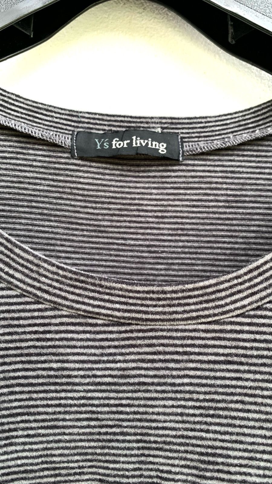 Japanese Brand × Yohji Yamamoto Y's For Living Longsleeve Stripes Shirt Size S / US 4 / IT 40 - 7 Thumbnail