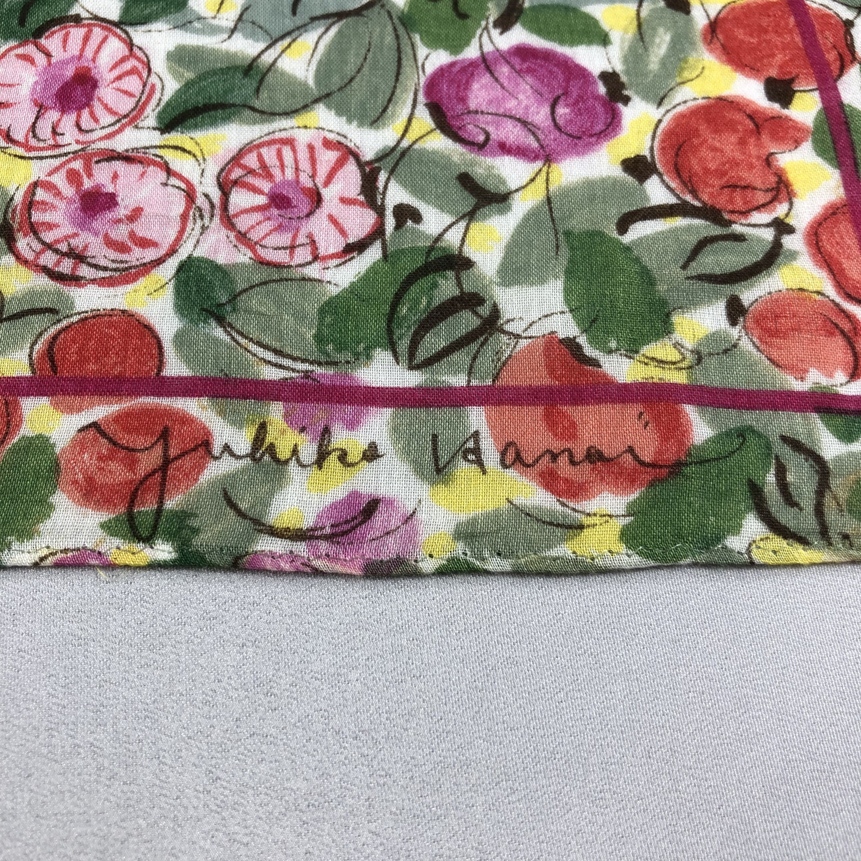 Japanese Brand × Vintage Yukiko Hanai Handkerchief Neckerchief Bandana H1867 Size ONE SIZE - 4 Thumbnail