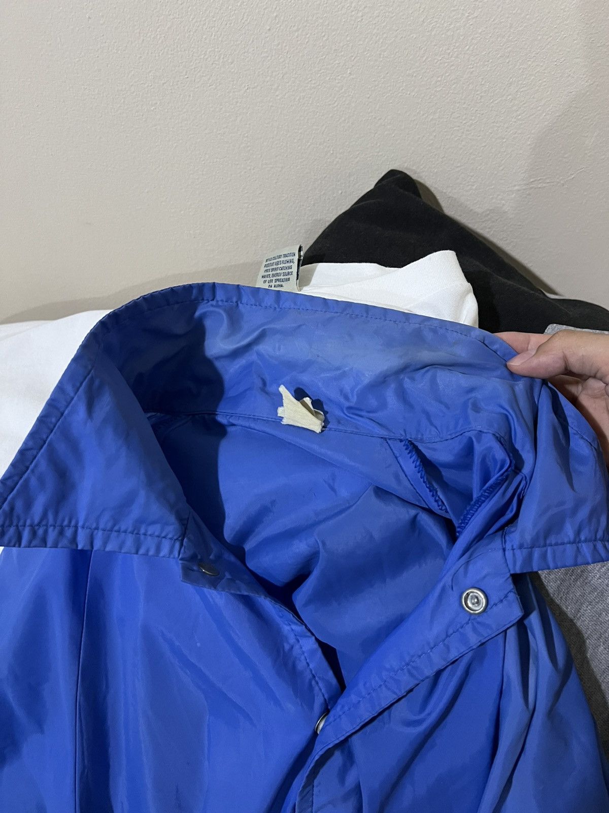Other Faded Vintage 80s Blue Light Jacket Size US L / EU 52-54 / 3 - 11 Thumbnail