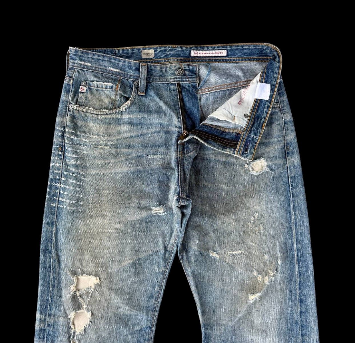 AG Adriano Goldschmied Vintage AG Adriano Goldschmied CampaignLoose Distressed Jean Size US 32 / EU 48 - 9 Thumbnail