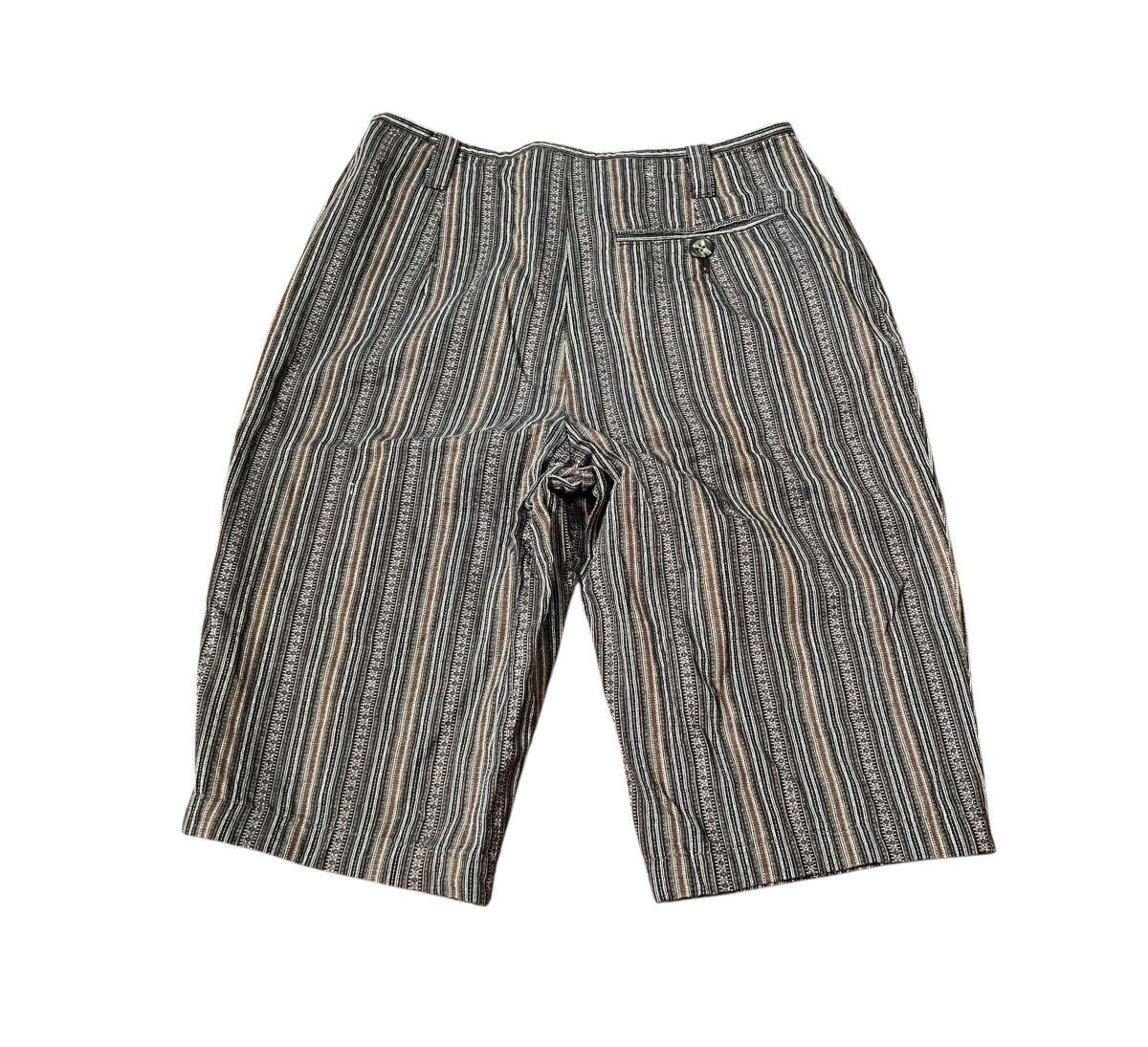 Dries Van Noten Vintage dries van noten ethnic embroidered striped shorts Size US 26 / EU 42 - 6 Thumbnail