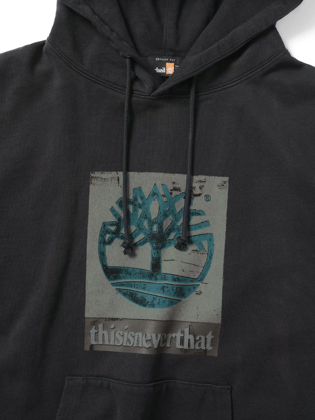 thisisneverthat TNT TiMBERLAND FADED HOODiE SWEATSHiRT ViNTAGE WASHED BLACK Size US L / EU 52-54 / 3 - 19 Thumbnail