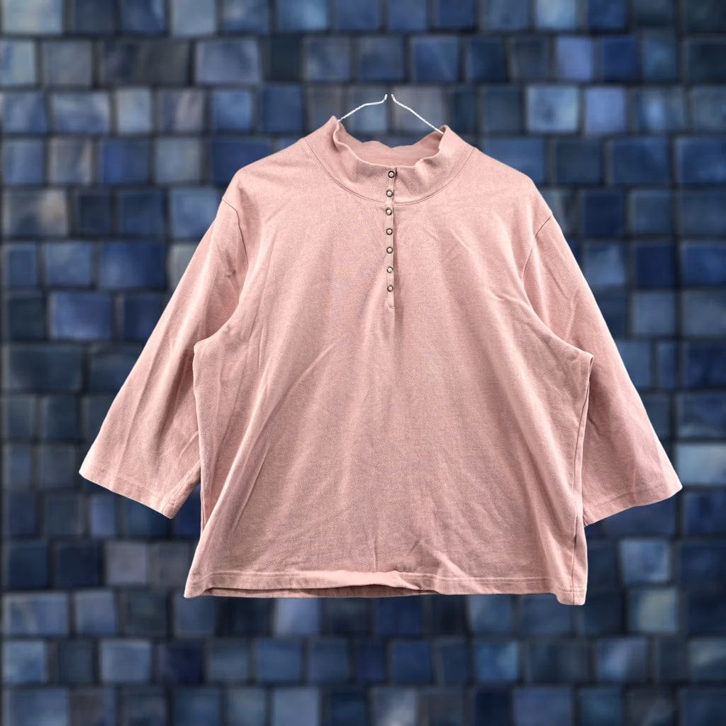 Orvis Orvis Women's Sweatshirt Pullover 1/4 Snap Pink 3/4 Sleeve XL Size Size XL / US 12-14 / IT 48-50 - 1 Thumbnail