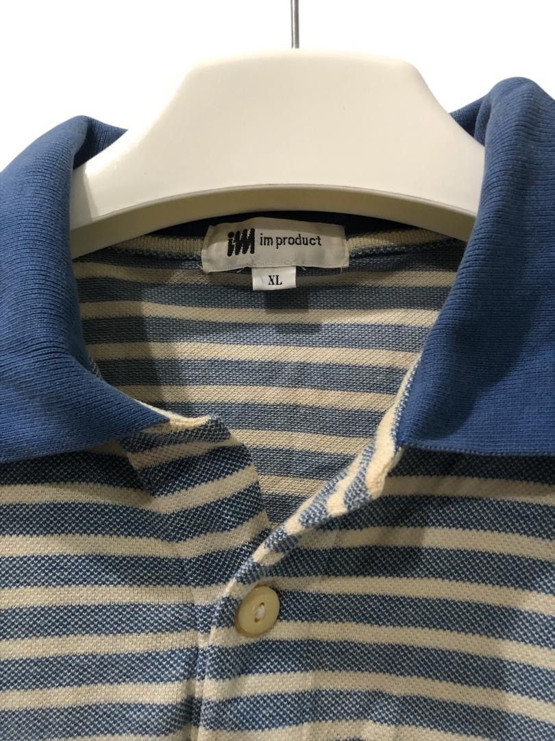 Issey Miyake IM product Stripes Polo Shirts Size US XL / EU 56 / 4 - 8 Thumbnail