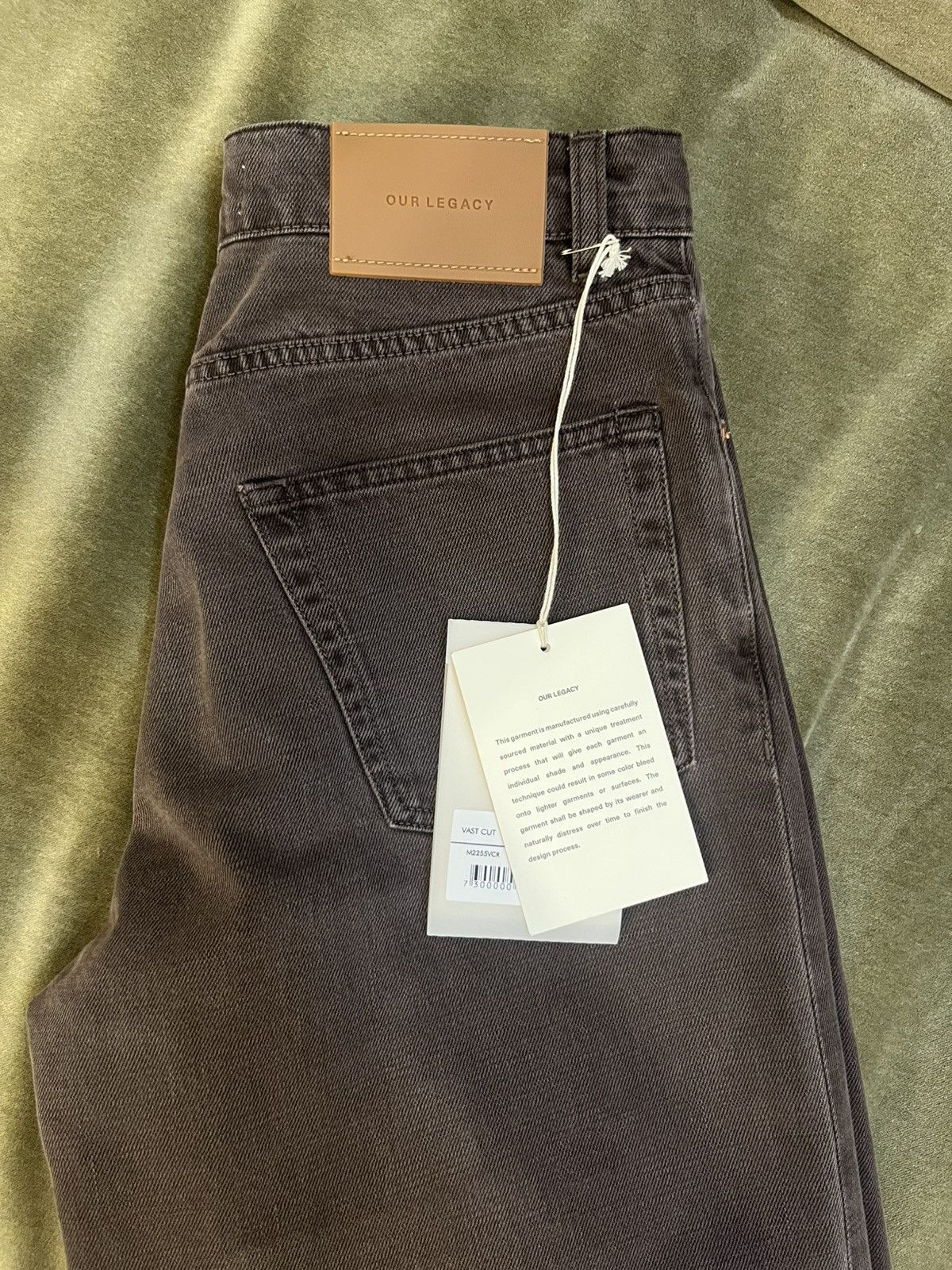 Our Legacy - Vast Cut Jeans - Royal Brown Overdye - Size 28