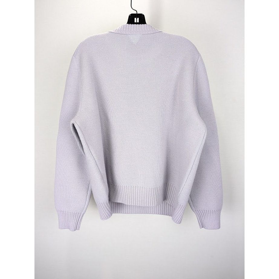 Bottega Veneta o1rshd1 MW Dry Wool Rib CN Sweater in Lilac Size US L / EU 52-54 / 3 - 8 Thumbnail
