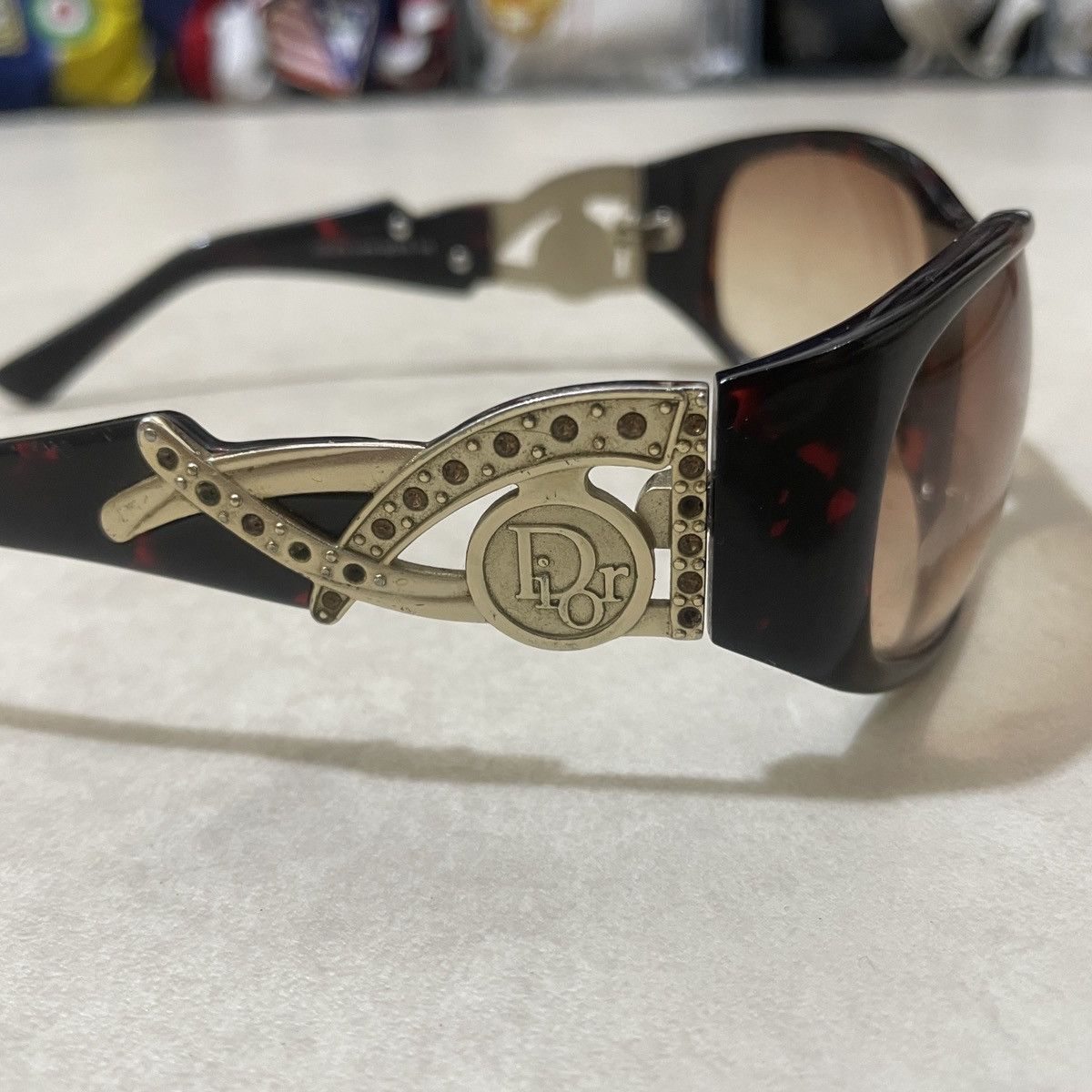 Dior Christian Dior Women tortoise sunglasses CD1216 Size ONE SIZE - 5 Thumbnail