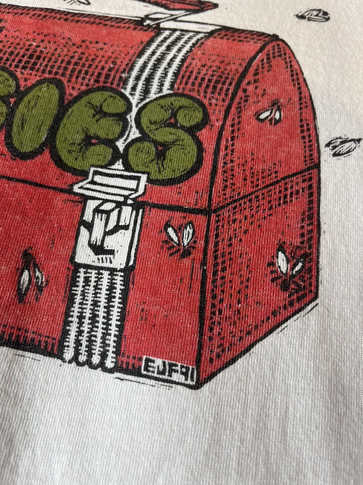 Vintage Vtg POSIES RedBag Parody SUB POP Logo 90’s Tshirt Size US L / EU 52-54 / 3 - 9 Thumbnail