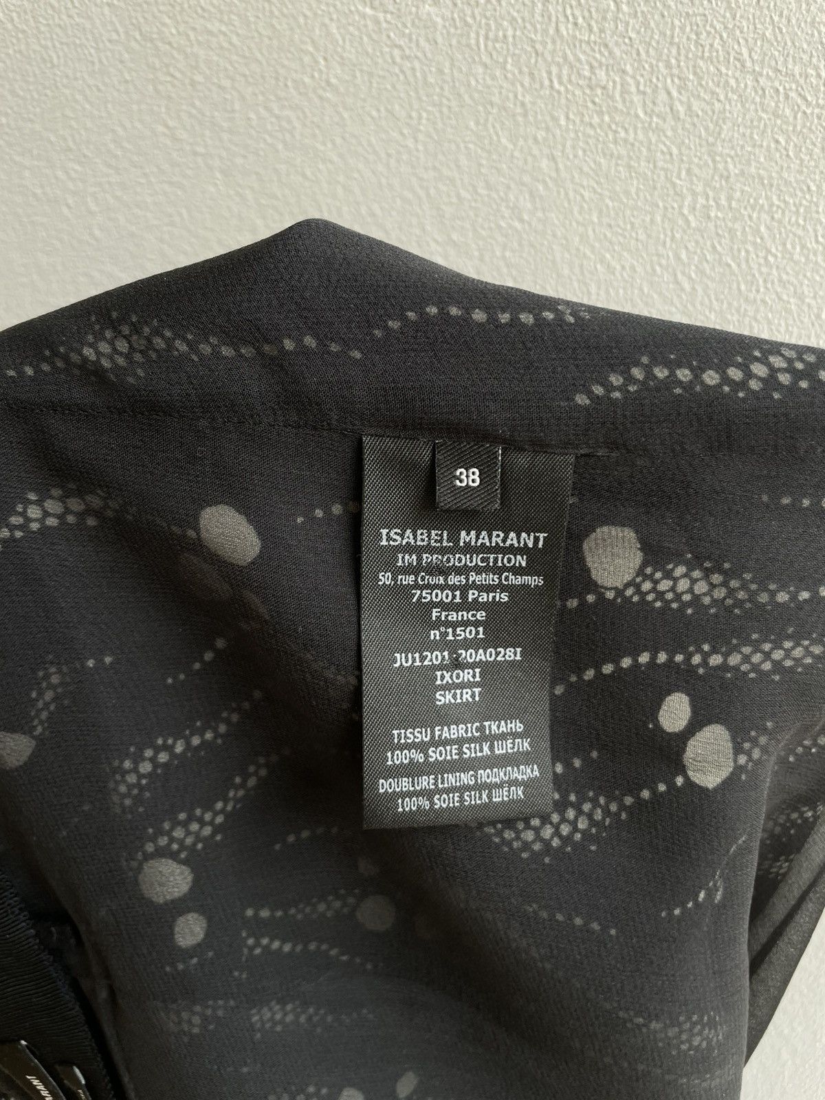 Isabel Marant Isabel Marant Silk Draped Printed Crepe Decline Size 38" / US 16 / IT 52 - 10 Thumbnail